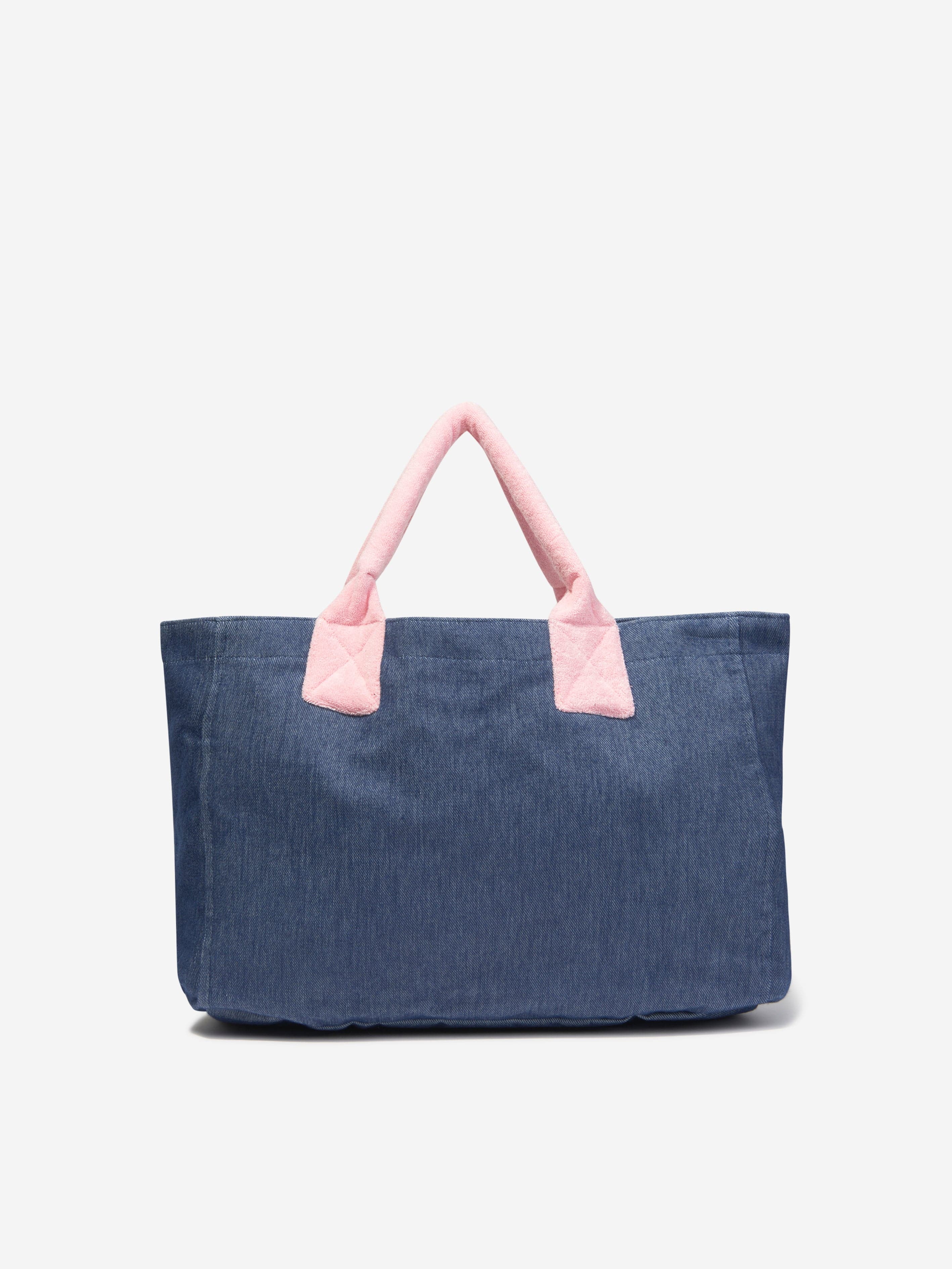 AY by AYLA Girls Denim Look Tote Bag in Blue