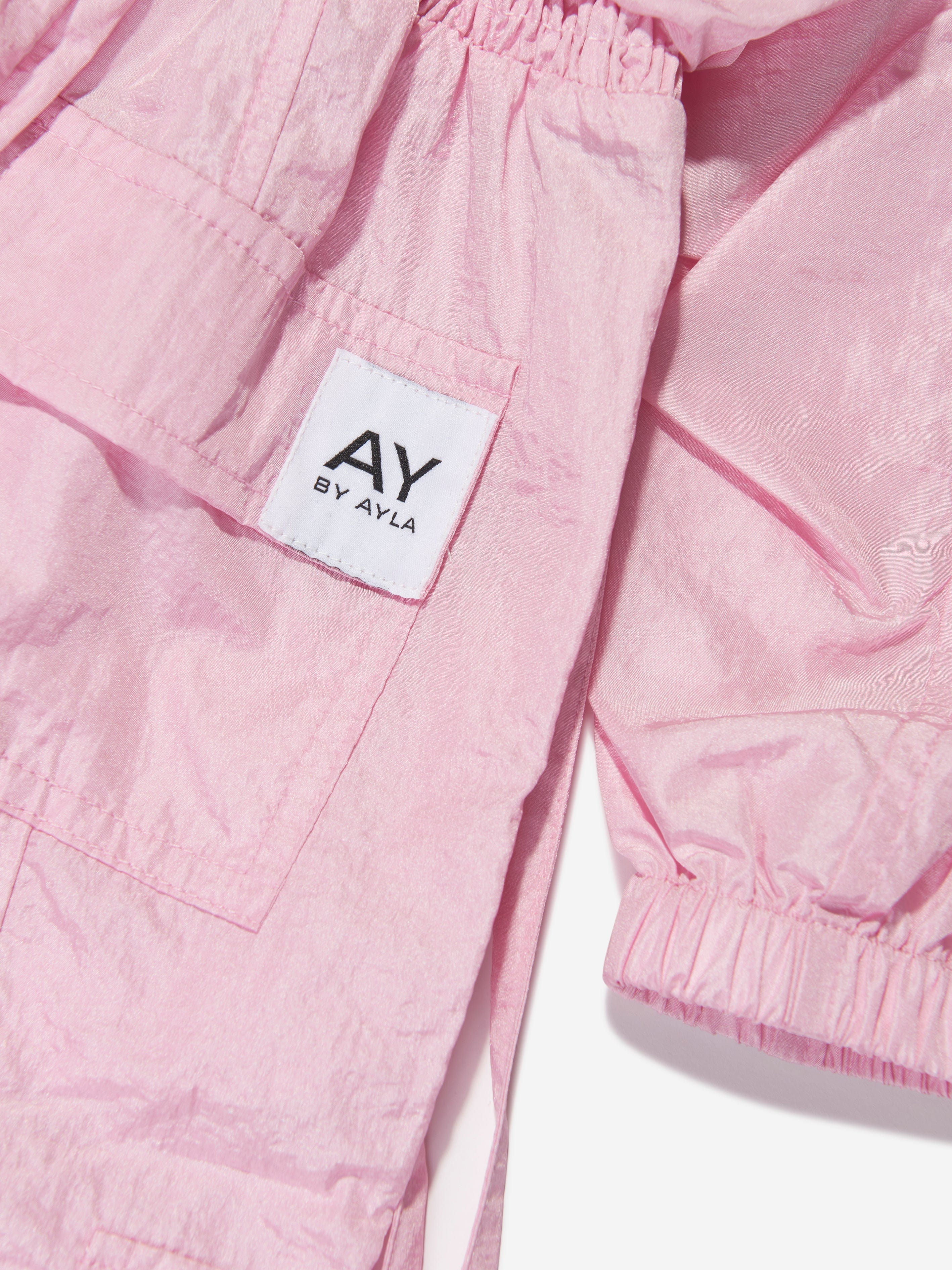 AY by AYLA Girls Nylon Jumpsuit in Pink