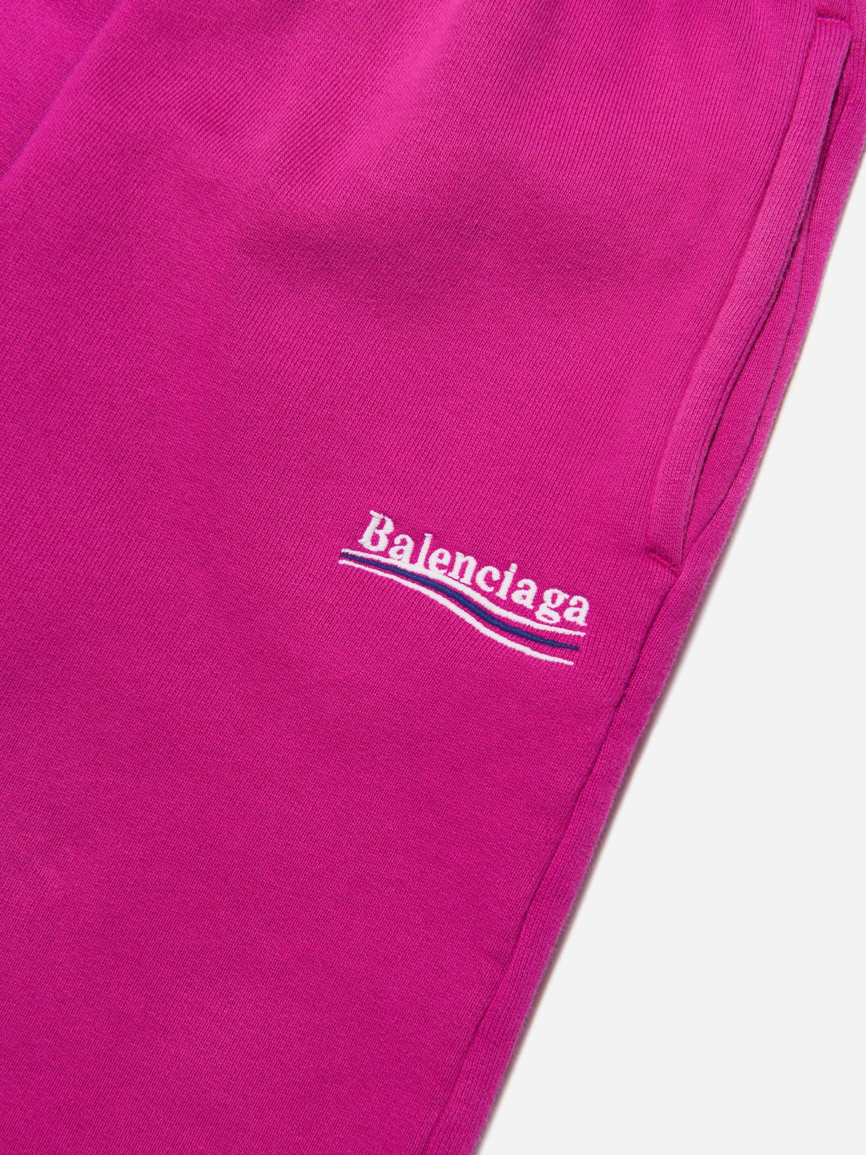 Balenciaga Kids Organic Cotton Joggers