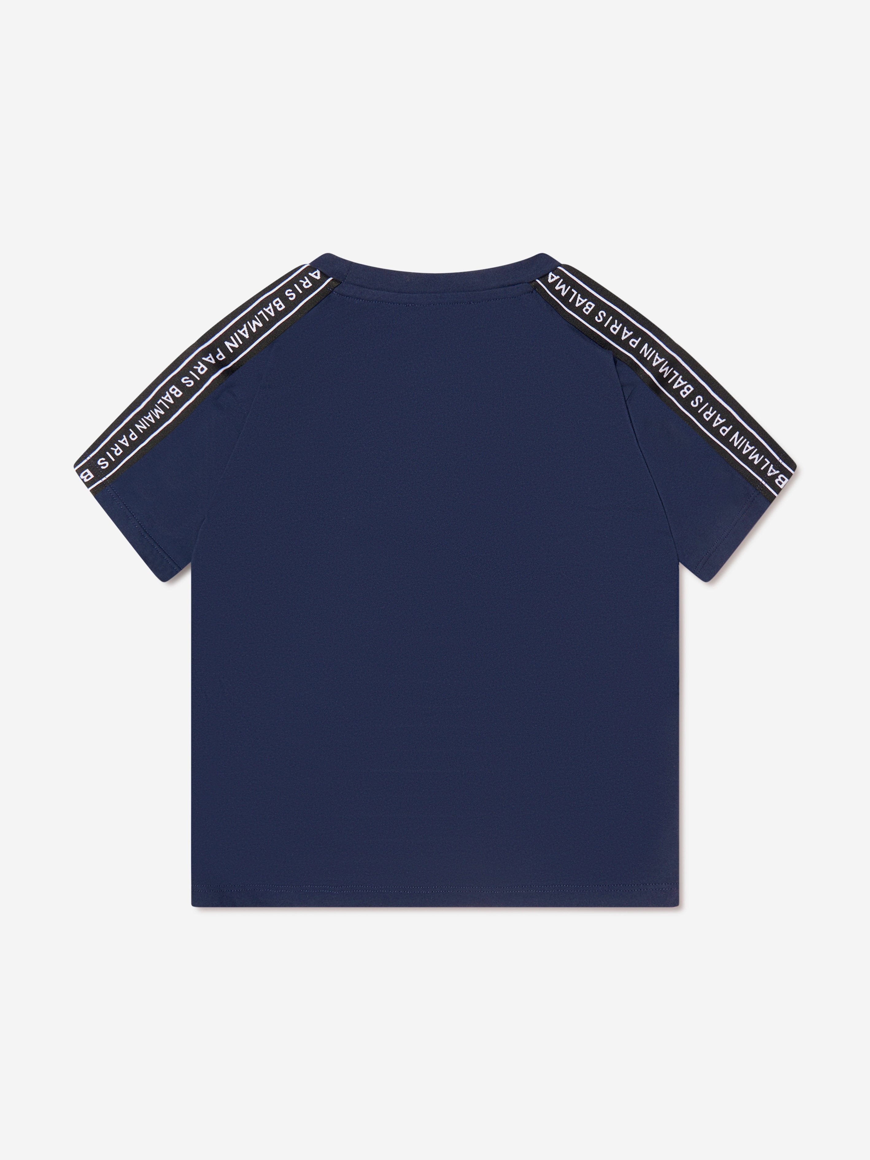 Balmain Boys Logo T-Shirt in Blue