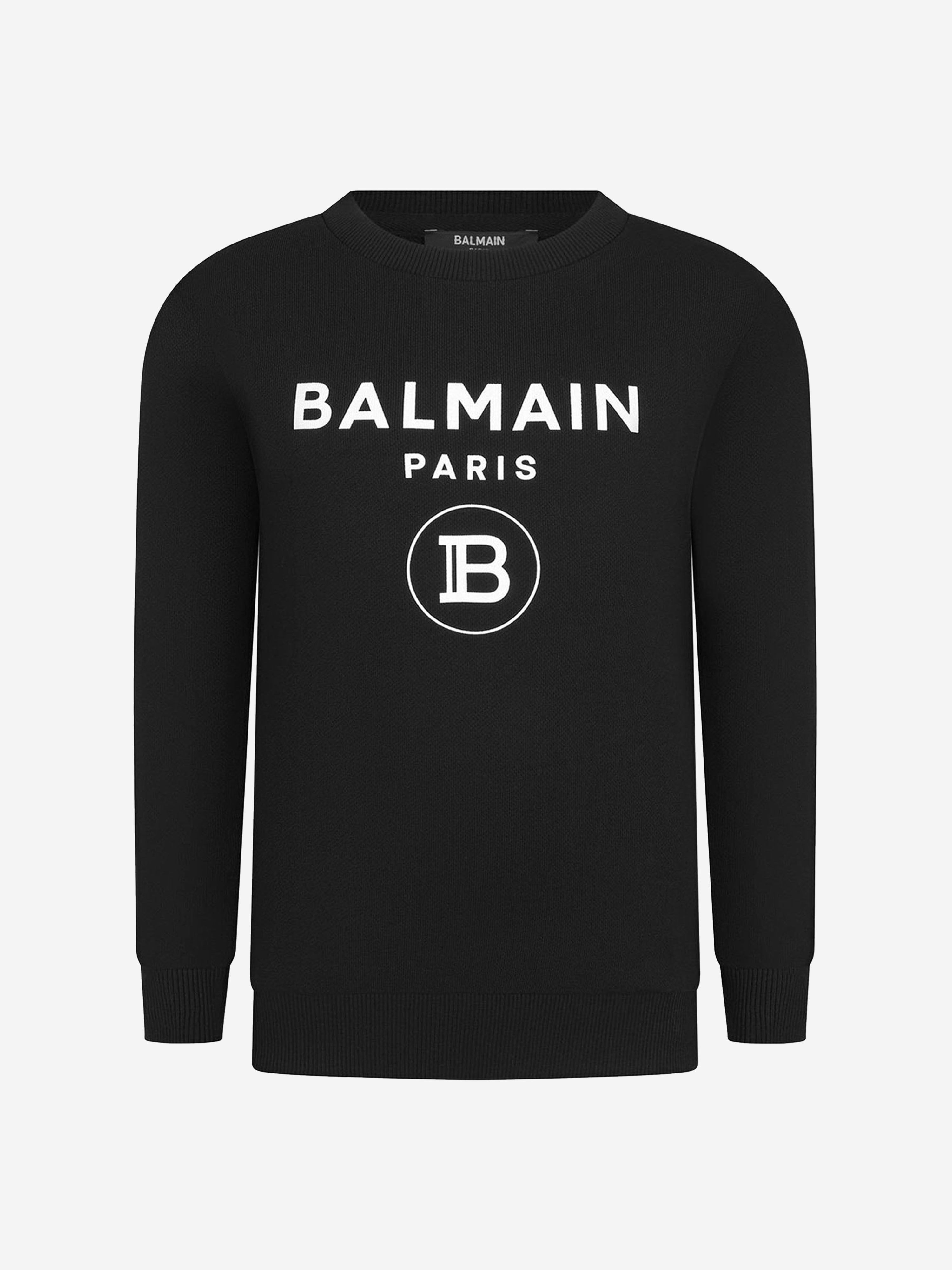 Balmain Boys Cotton Logo Sweatshirt