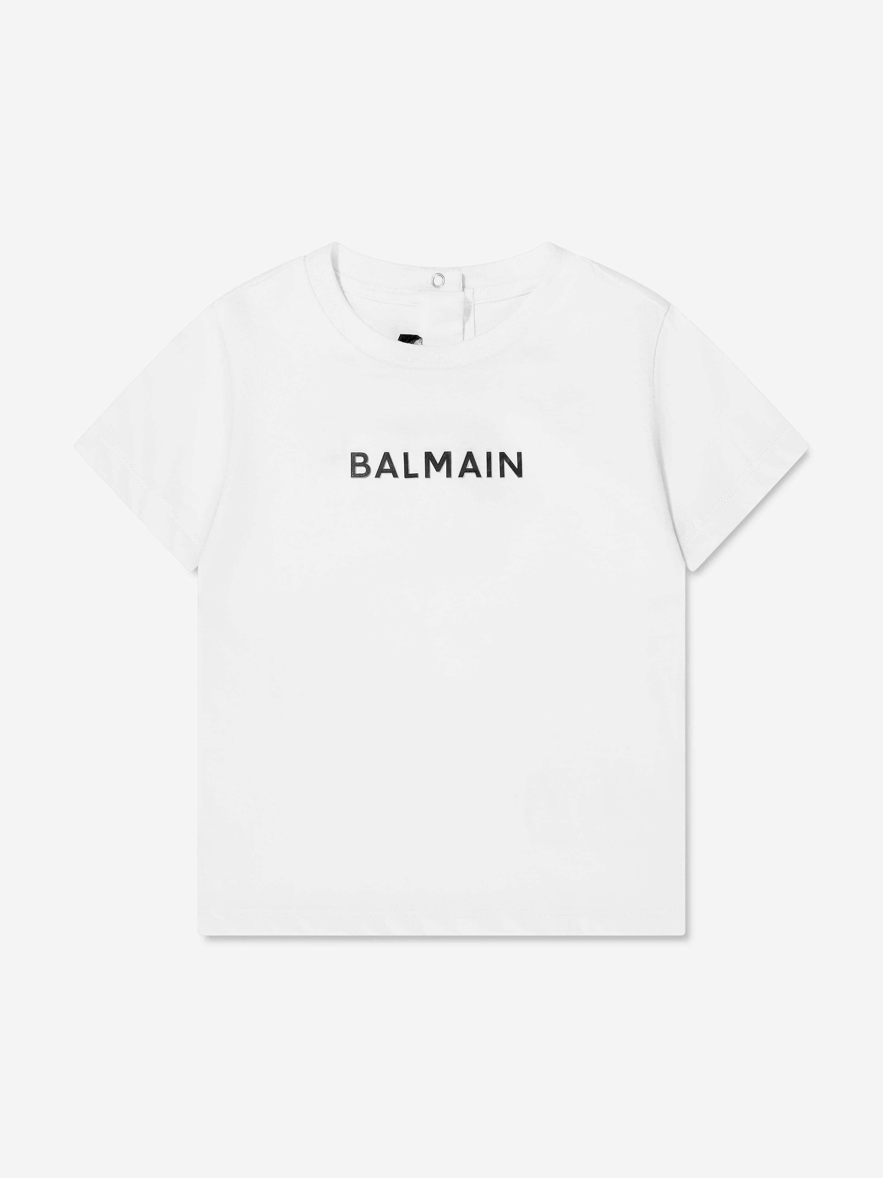 Balmain Baby Logo T-Shirt in White