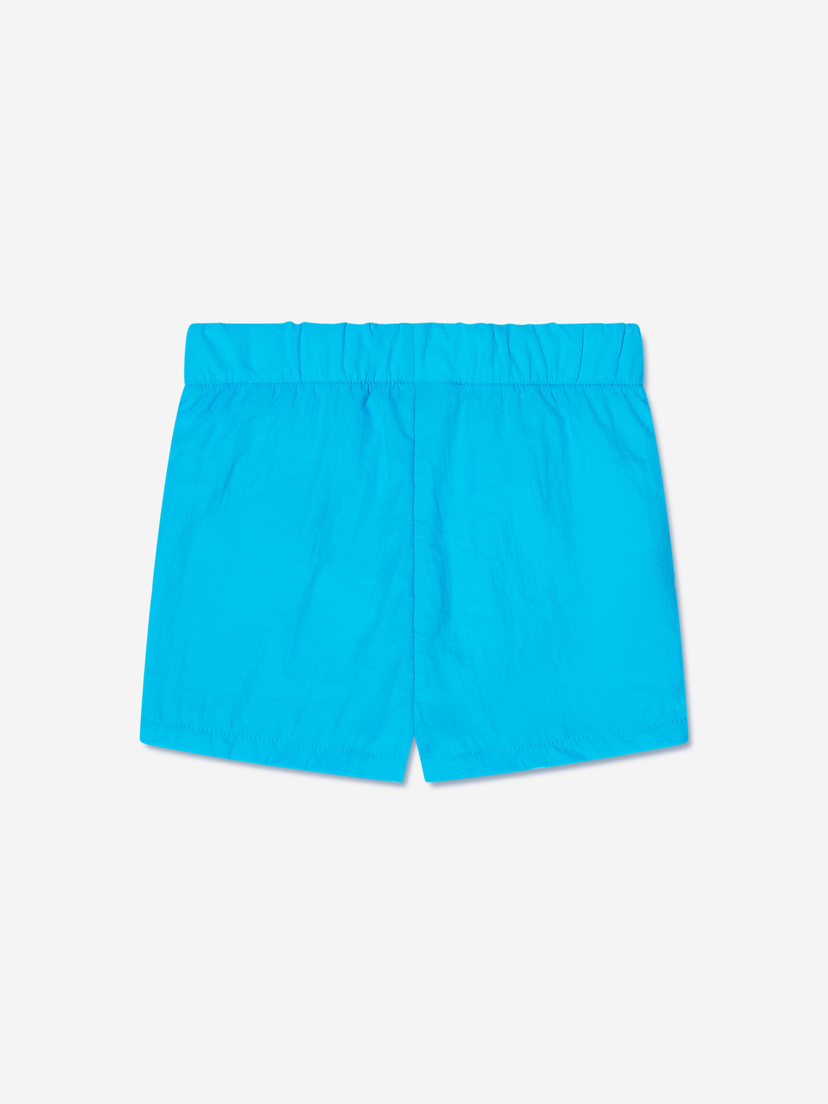 Balmain Baby Boys Logo Swim Shorts in Blue