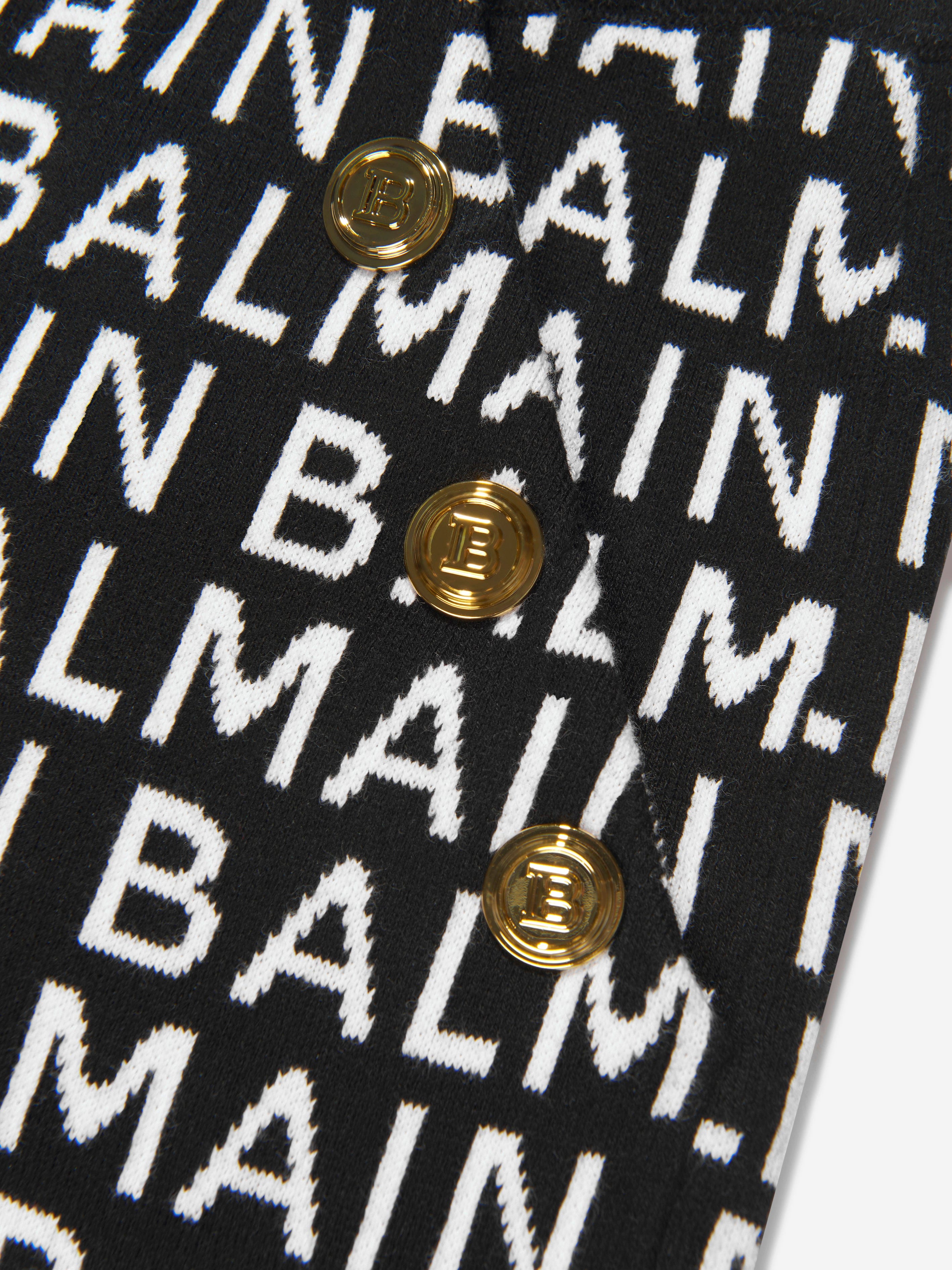 Balmain Girls Logo Print Shorts