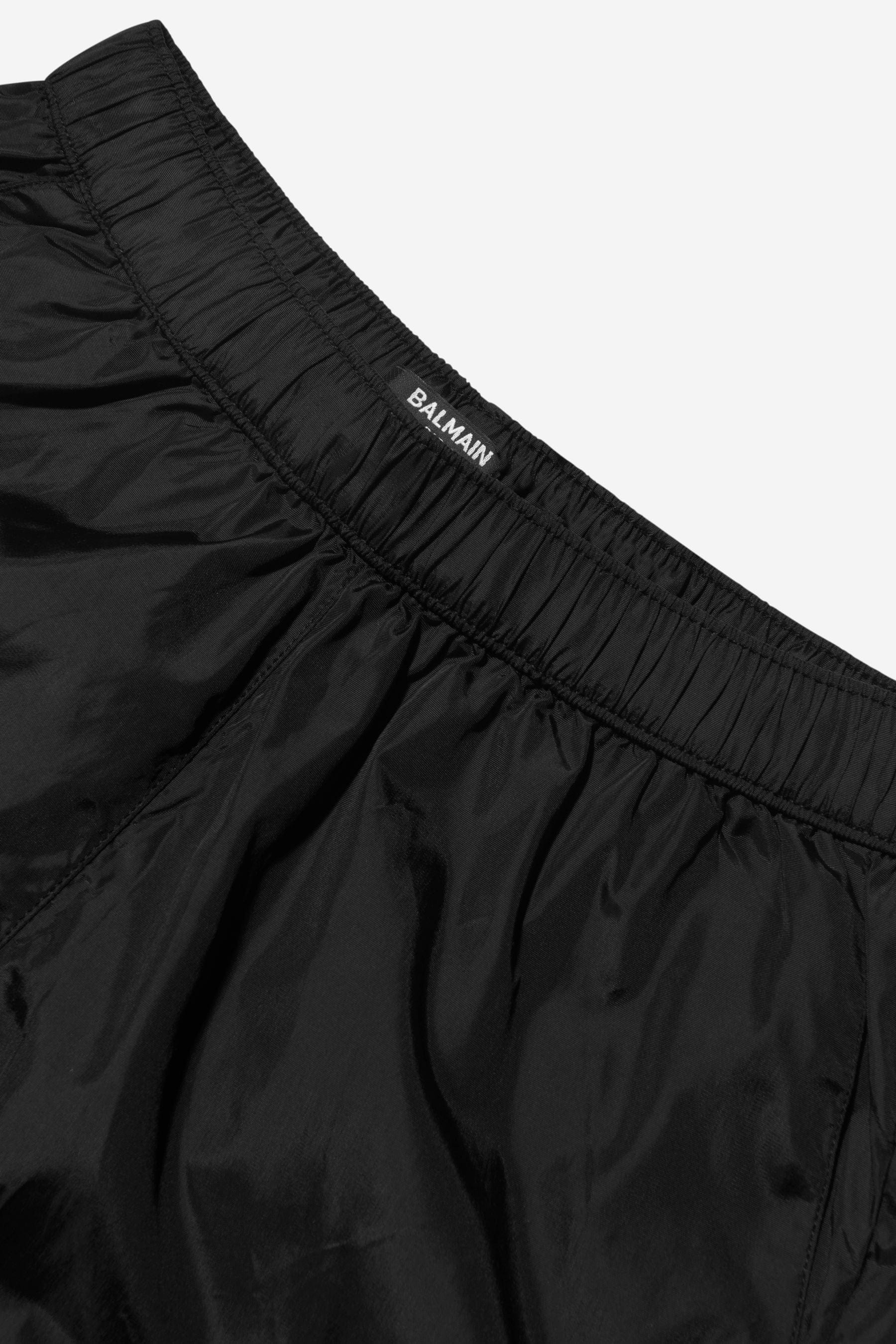 Balmain Boys Colourblock Logo Swim Shorts