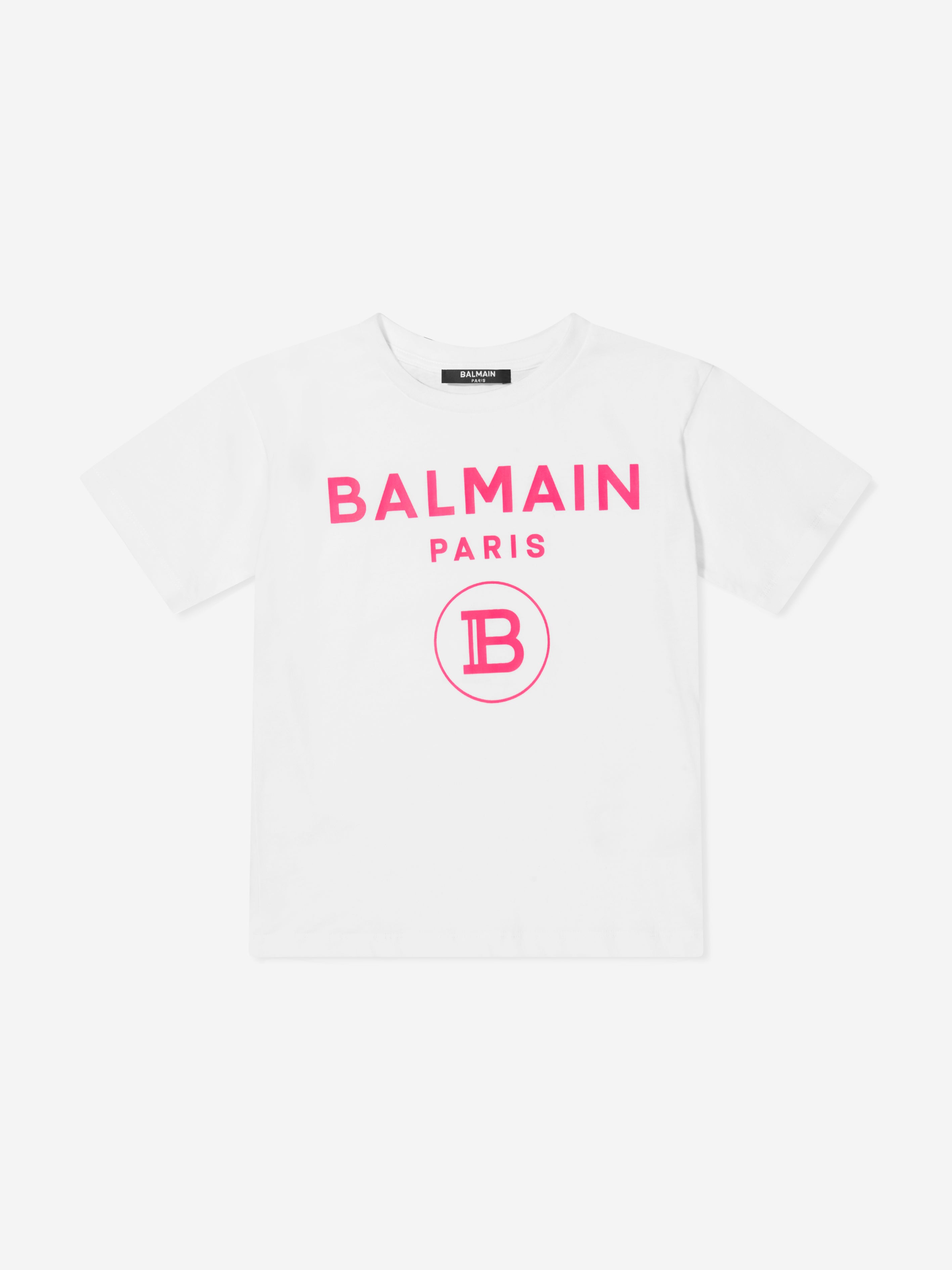 Balmain Girls Logo Print T-Shirt