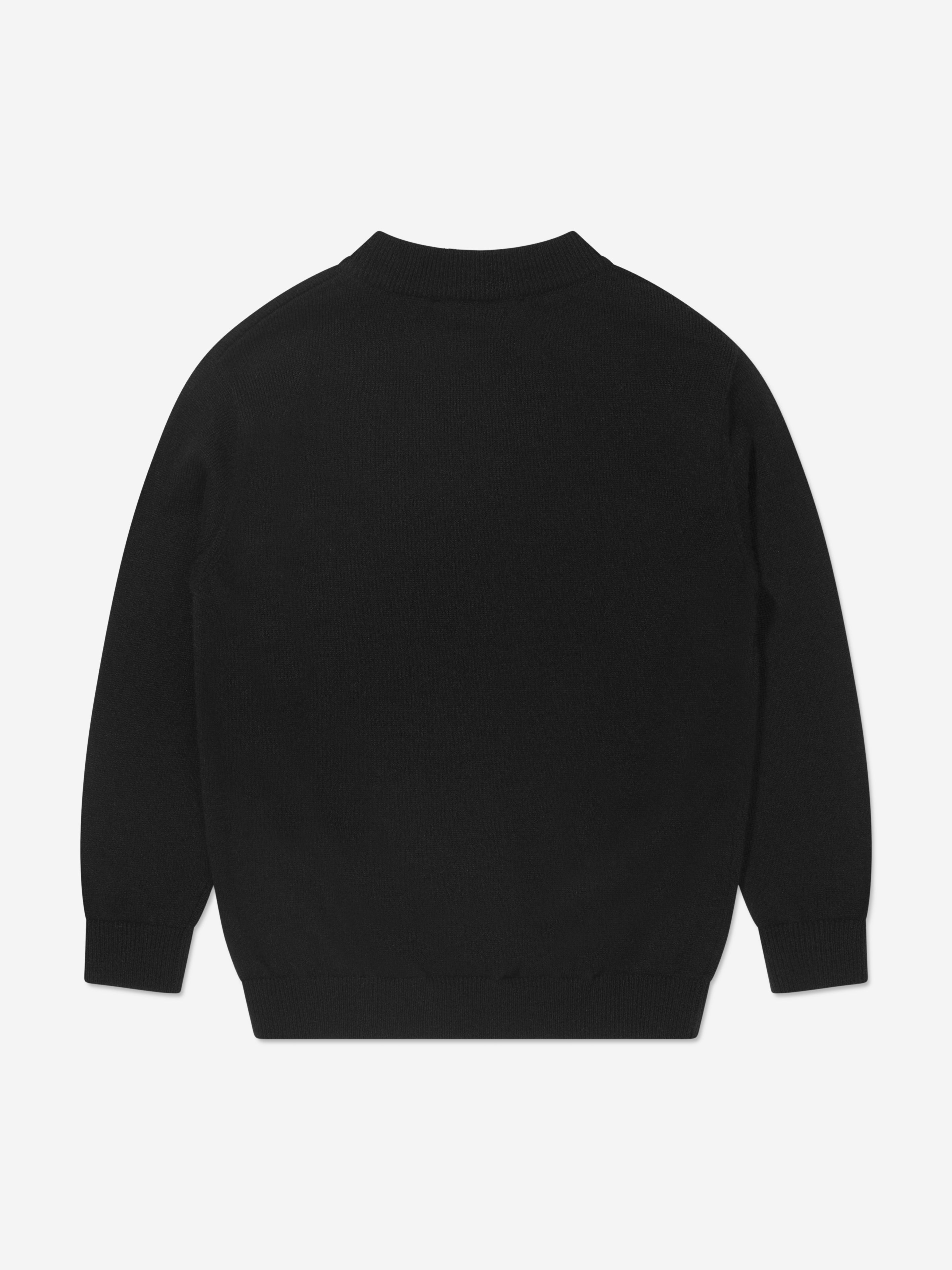 Balmain Kids Wool And Cashmere Knit Jumper