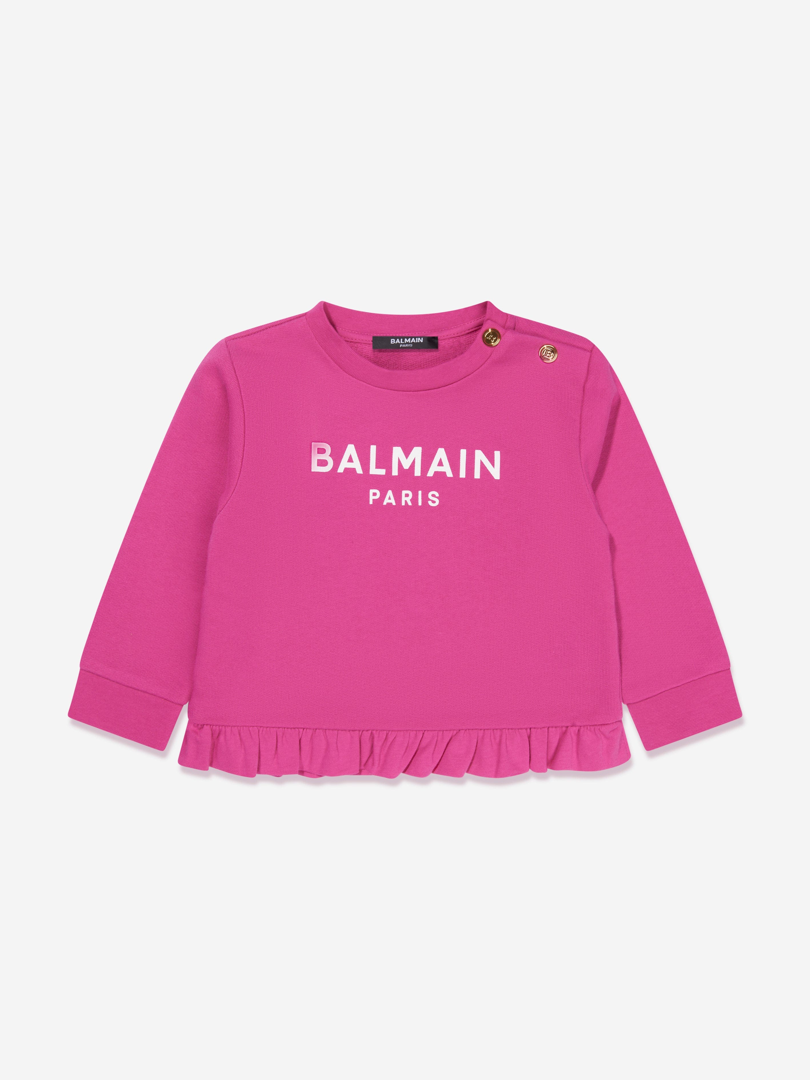 Balmain Baby Girls Logo Sweatshirt