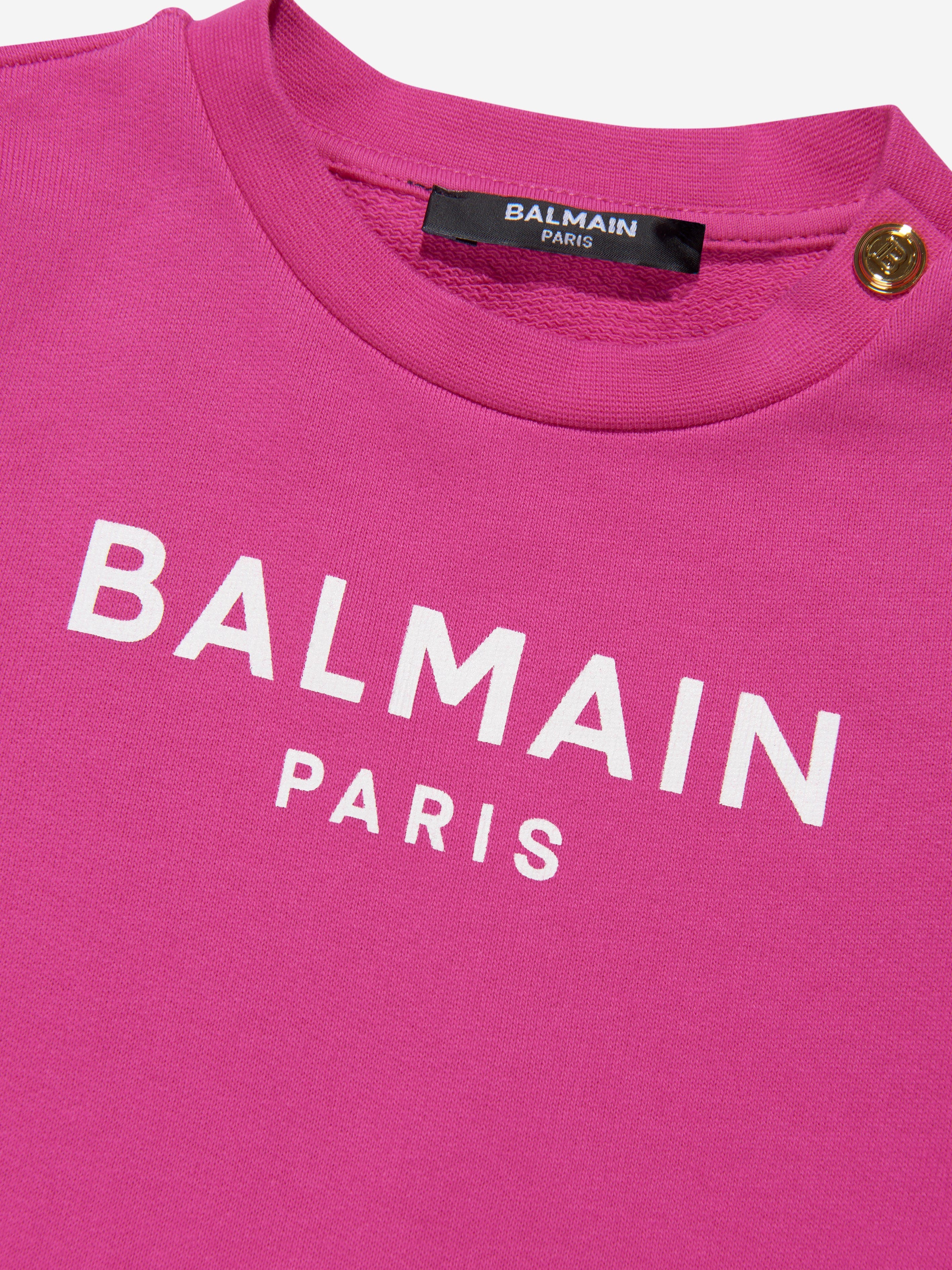 Balmain Baby Girls Logo Sweatshirt