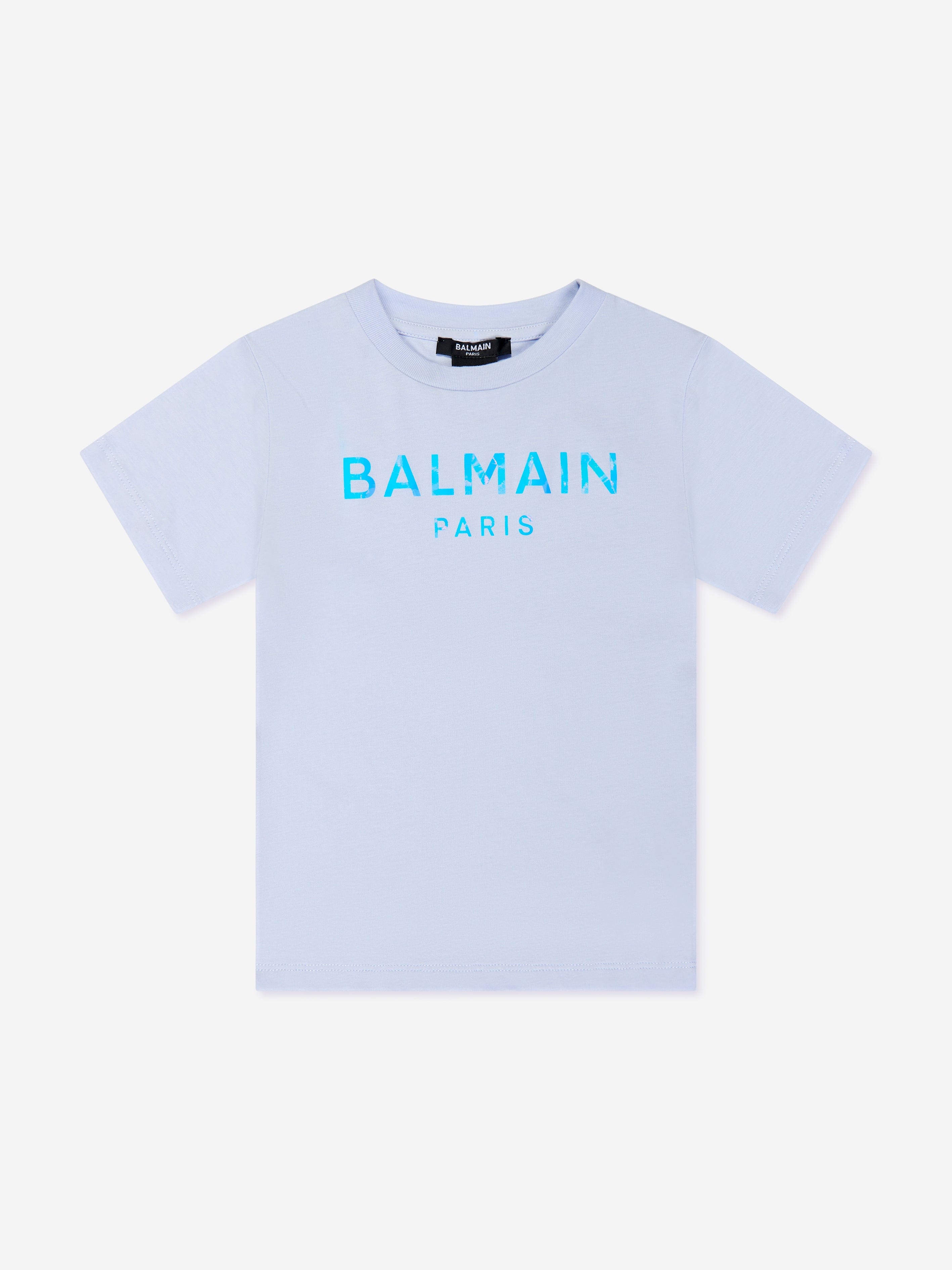 Balmain Girls Logo T-Shirt in White