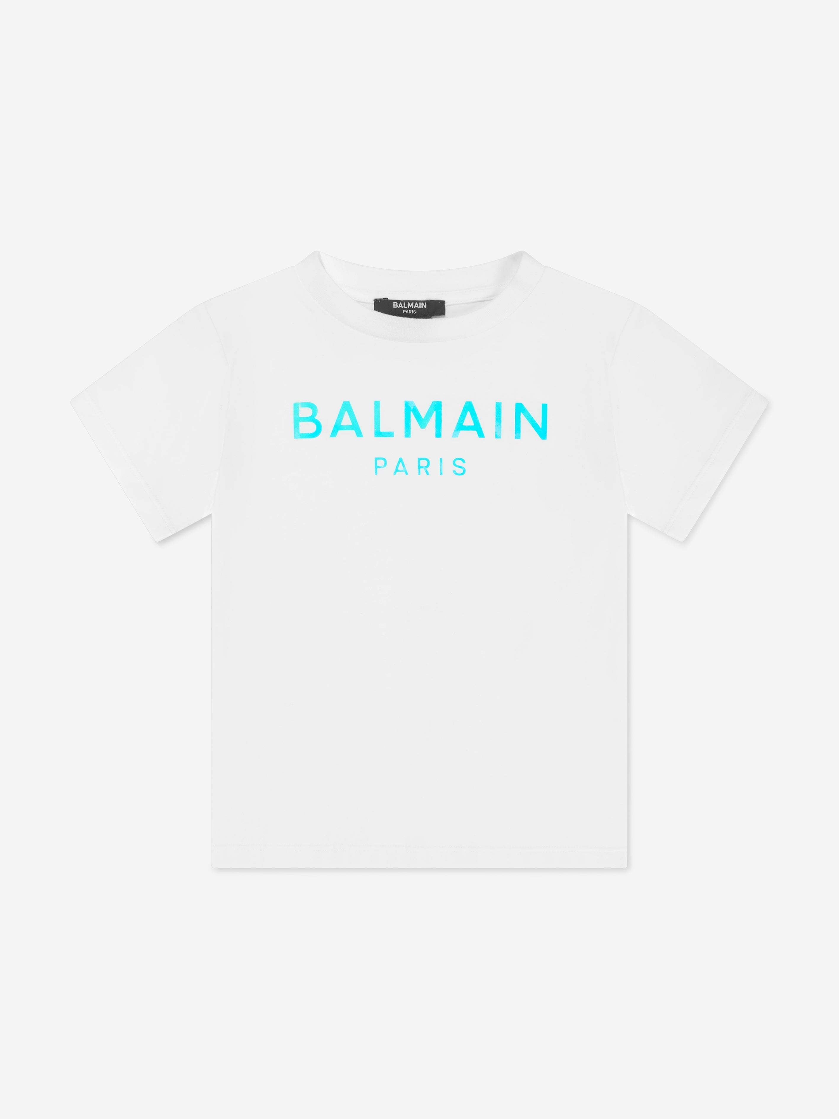 Balmain Girls Logo T-Shirt in White