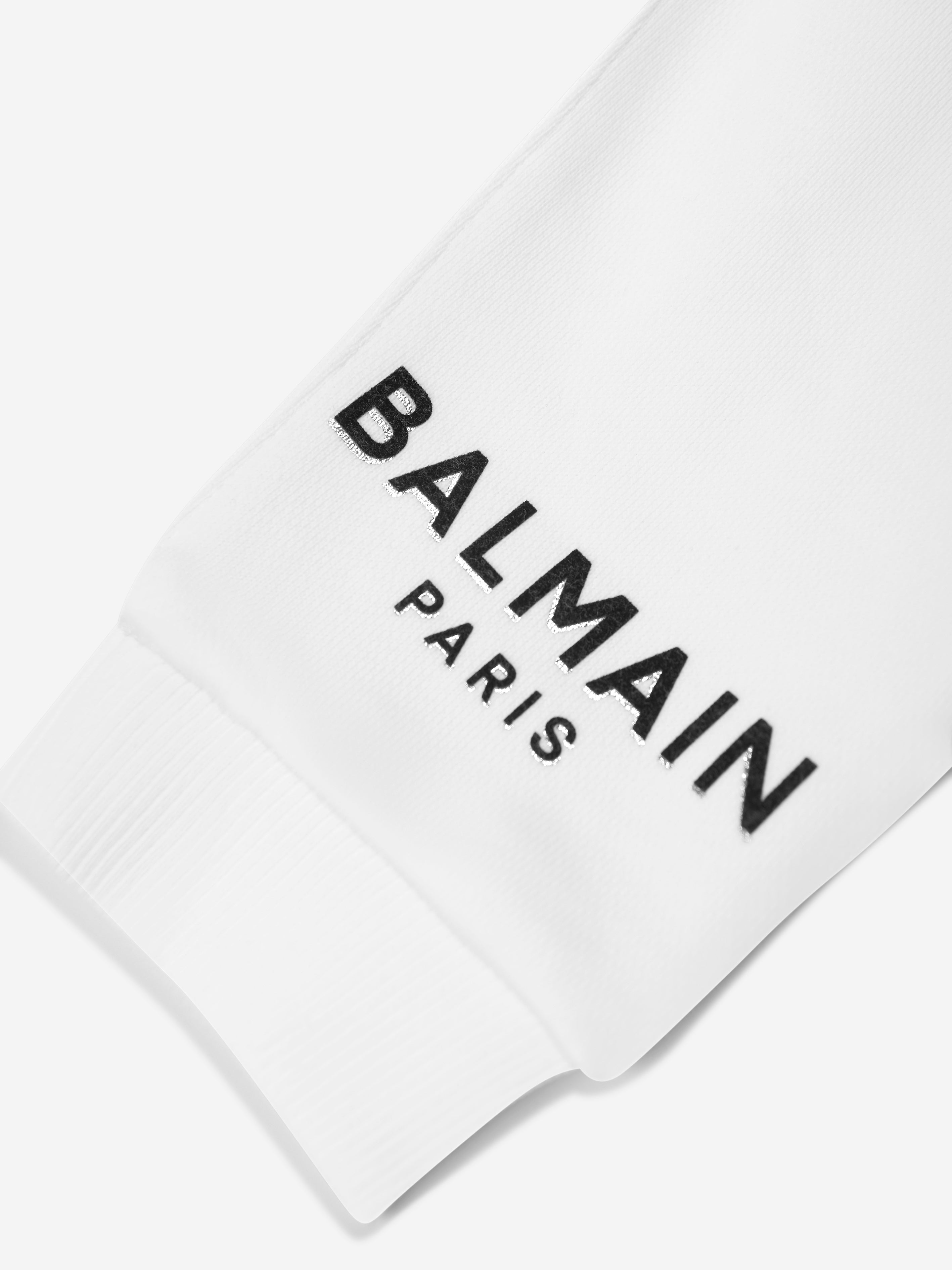 Balmain Baby Logo Joggers in White