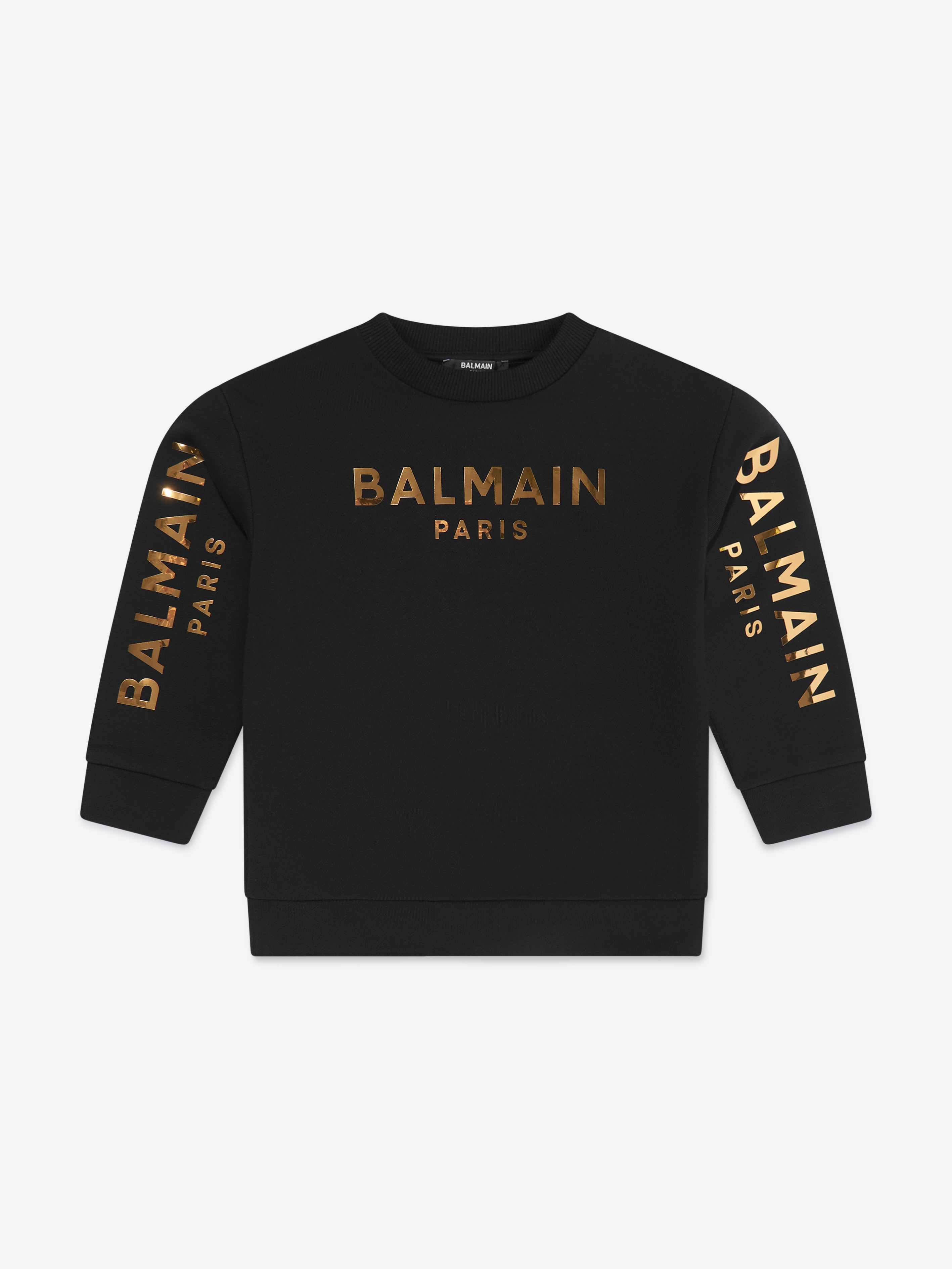 Balmain Boys Logo Sweatshirt in Black