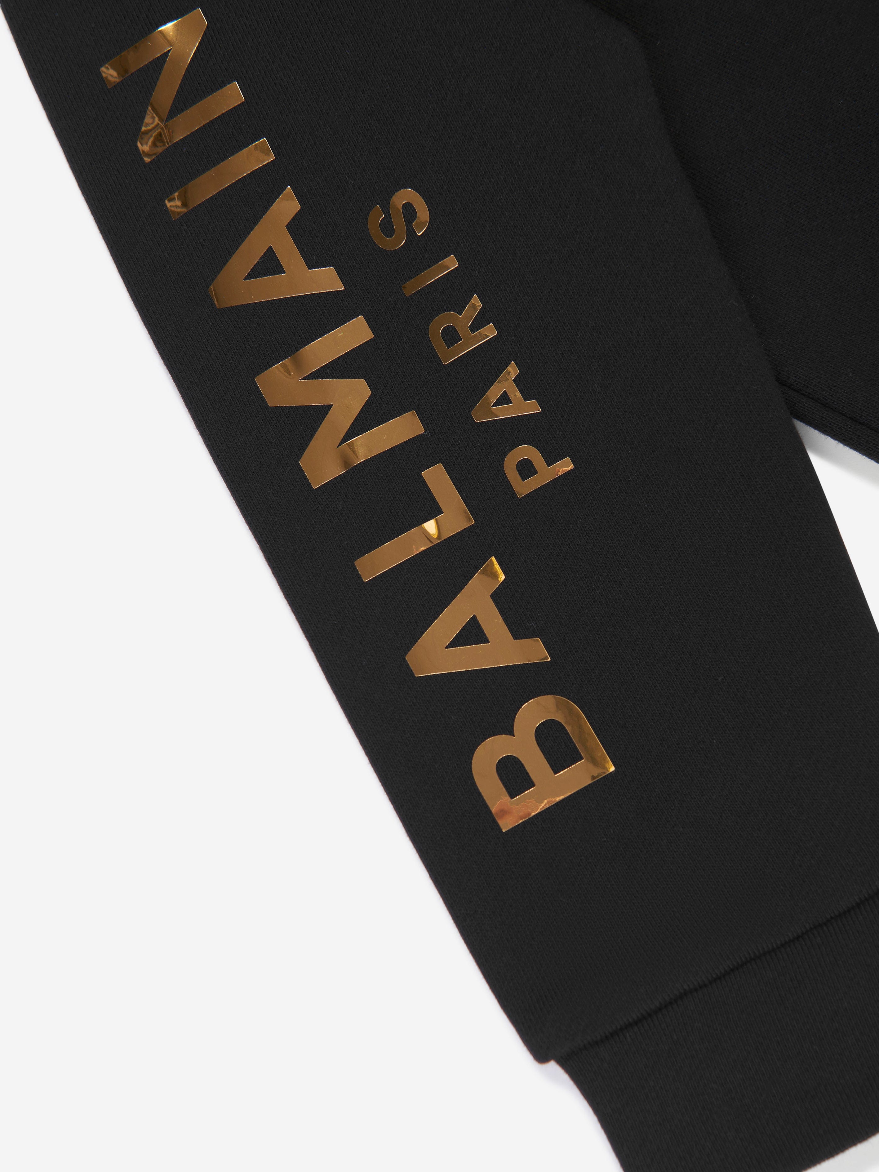 Balmain Boys Logo Sweatshirt in Black