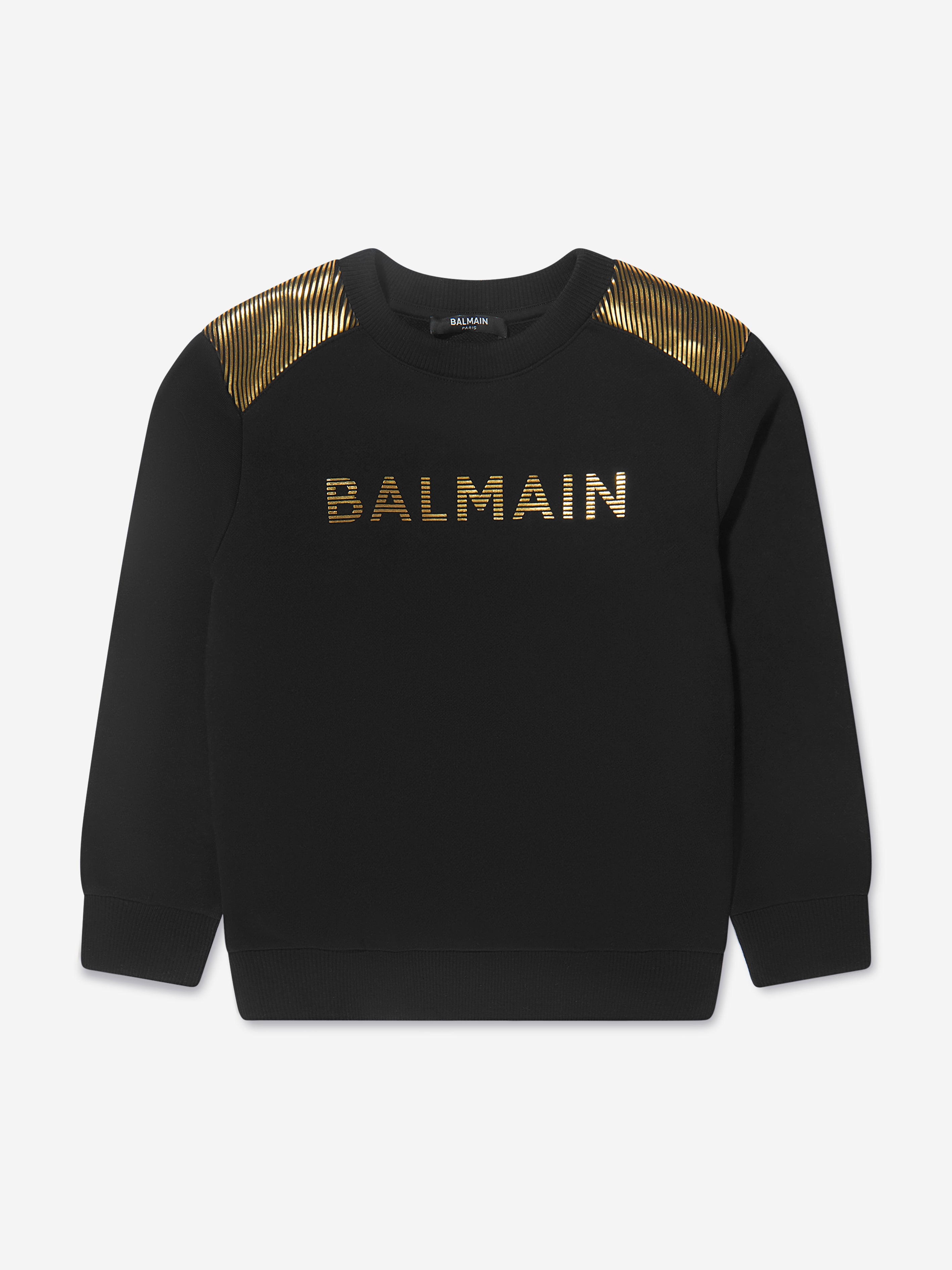 Balmain Boys Logo Sweatshirt in Black