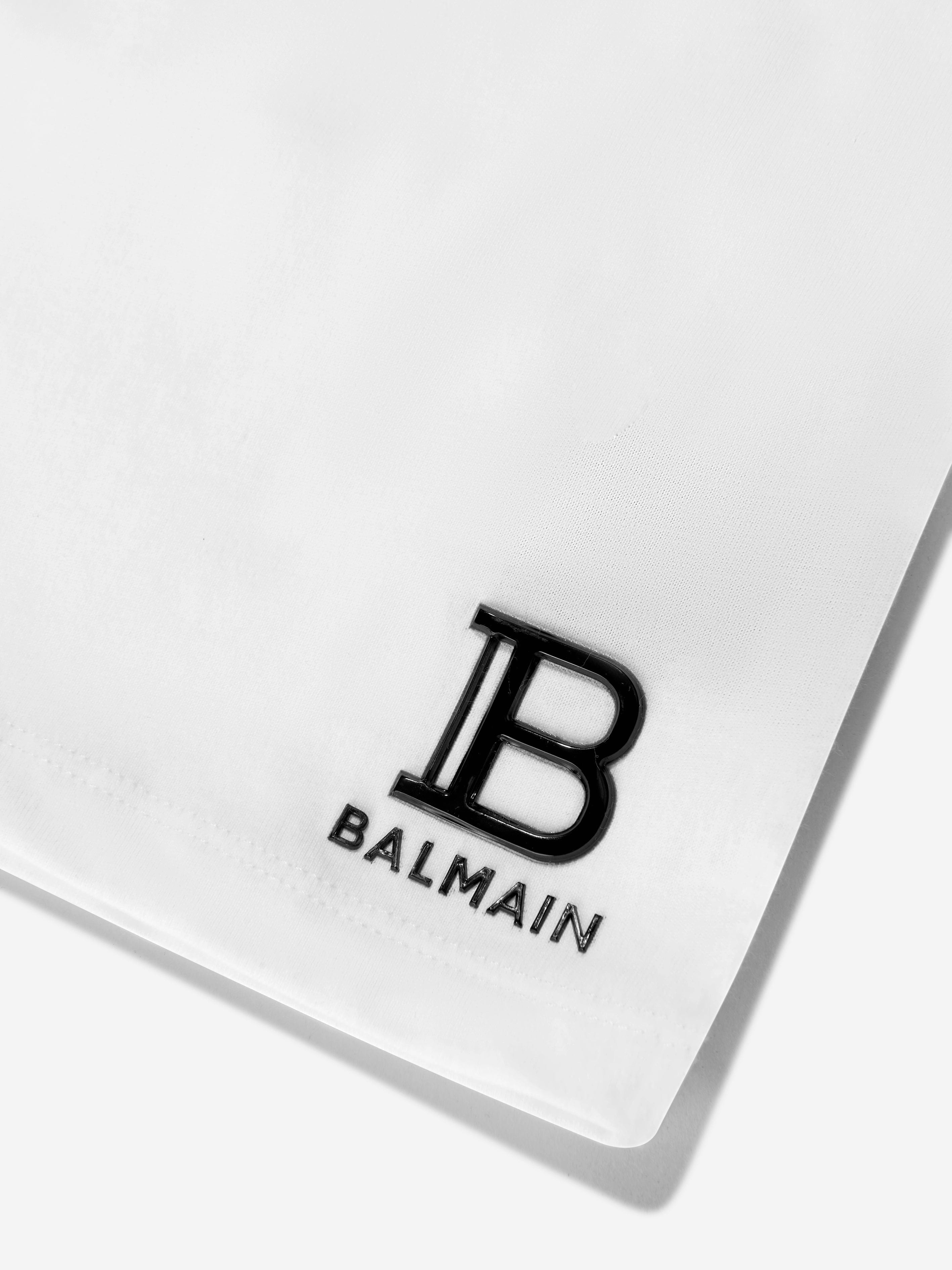 Balmain Boys Logo T-Shirt in White