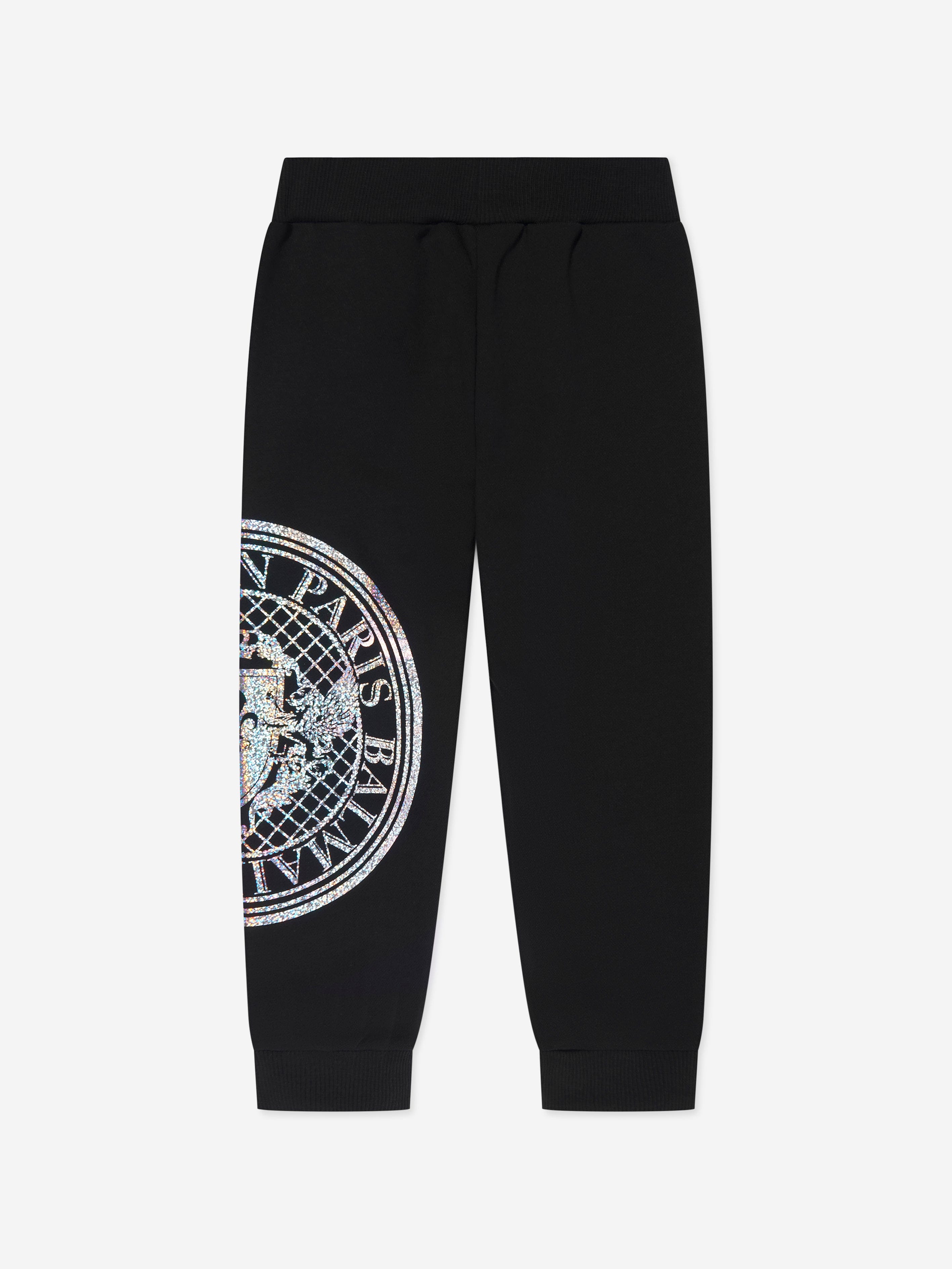 Balmain Boys Logo Joggers in Black