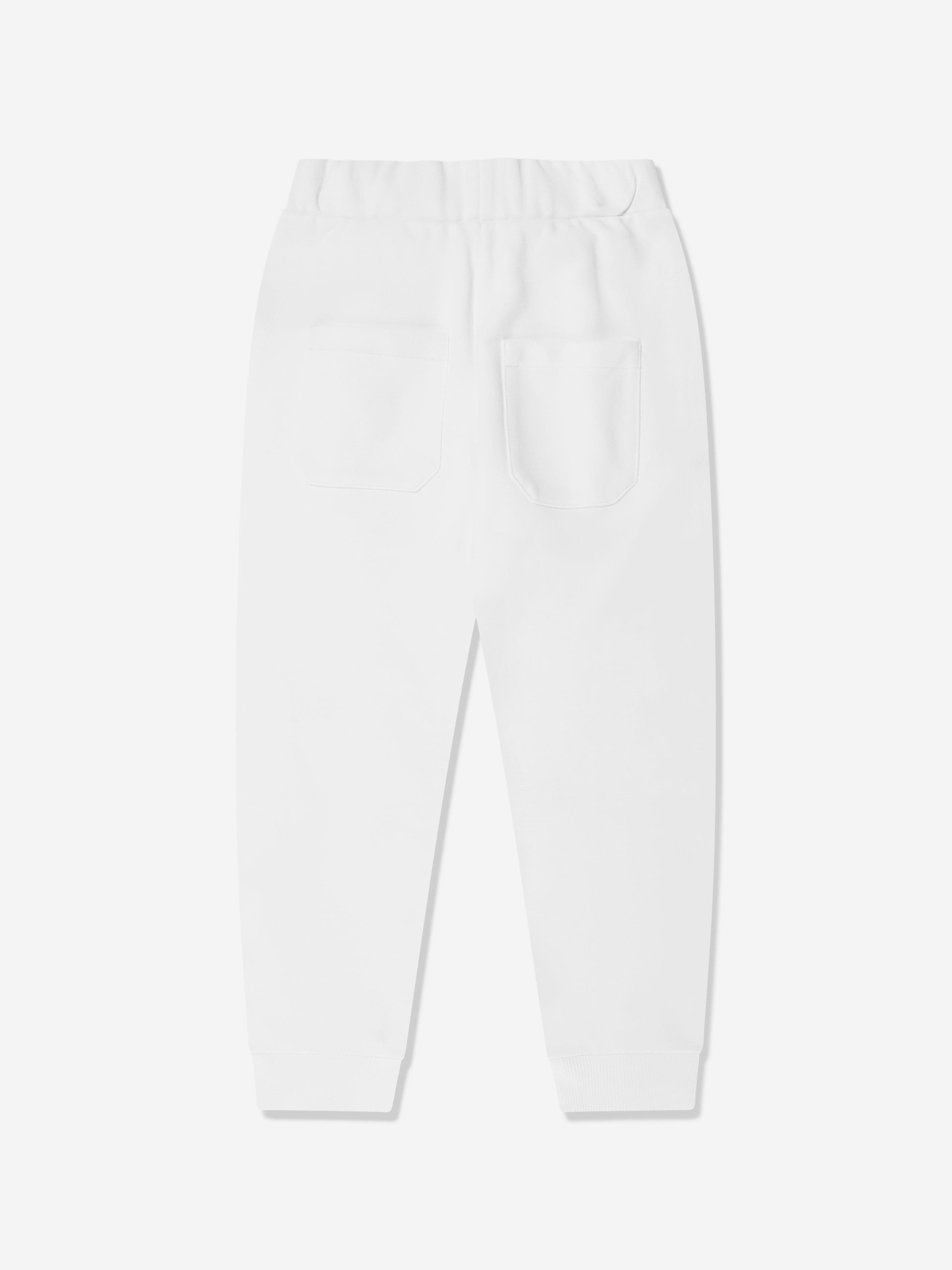 Balmain Girls Logo Joggers in White