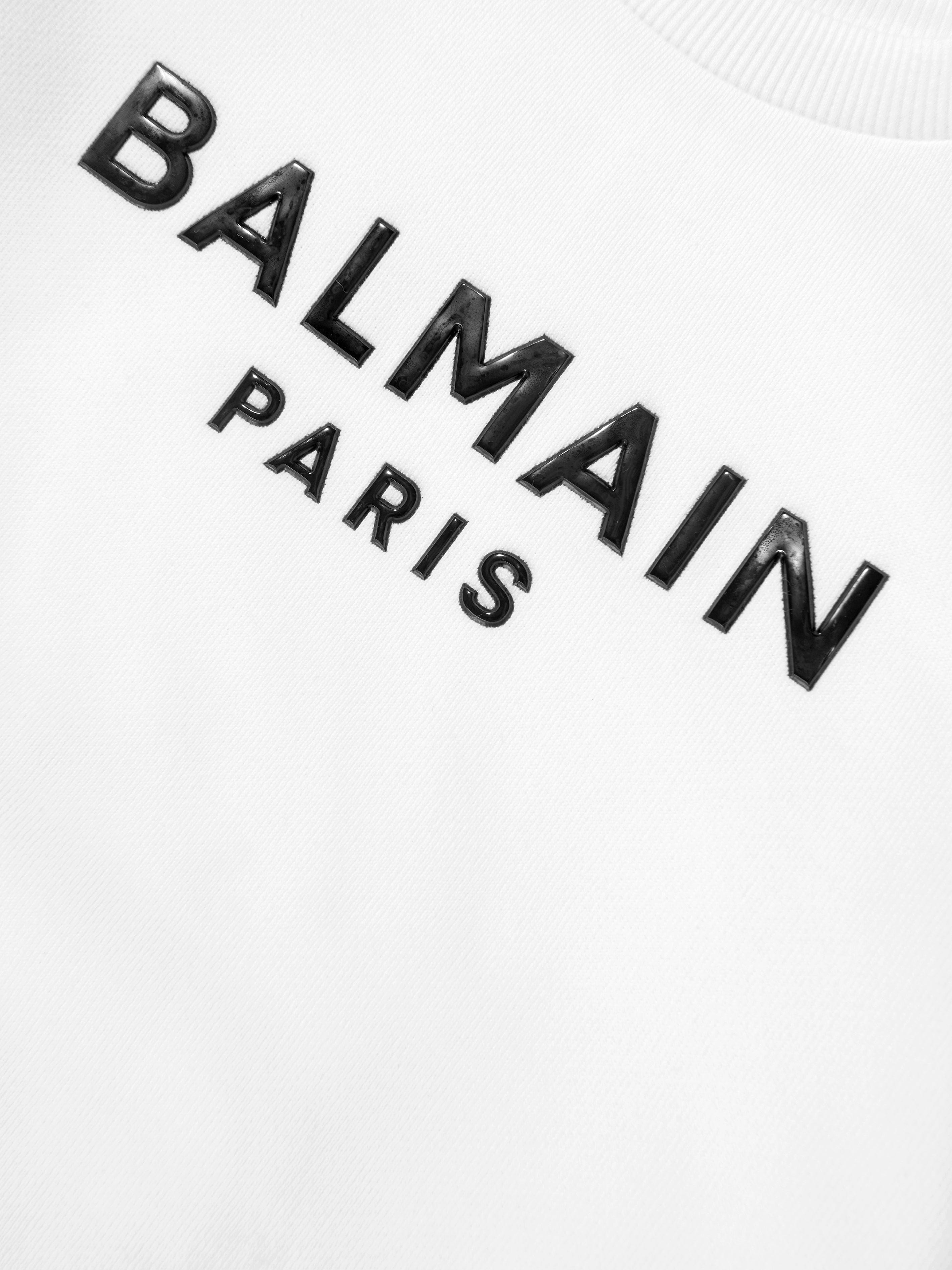 Balmain Boys Logo Sweatshirt in White