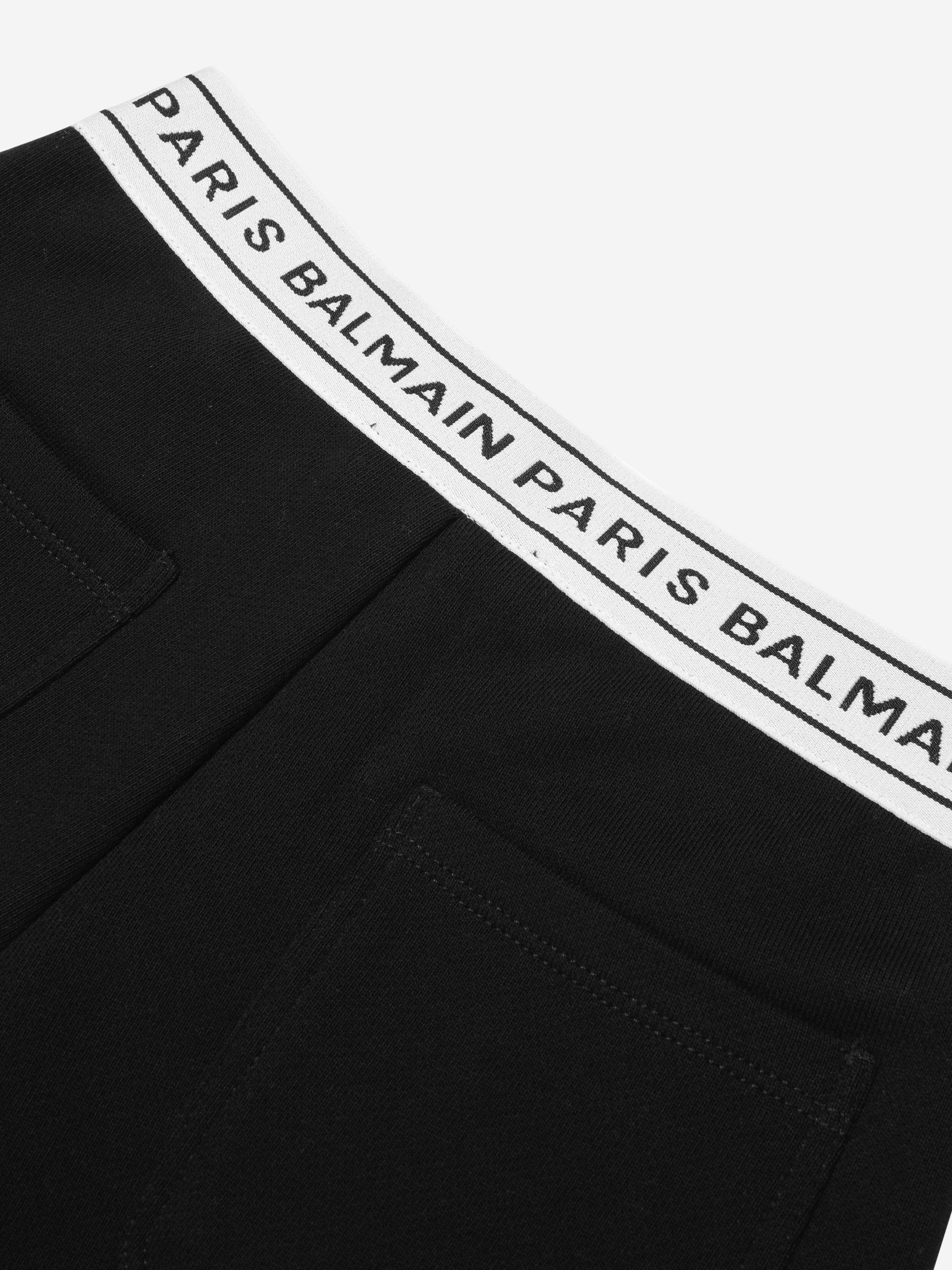 Balmain Girls Logo Shorts in Black