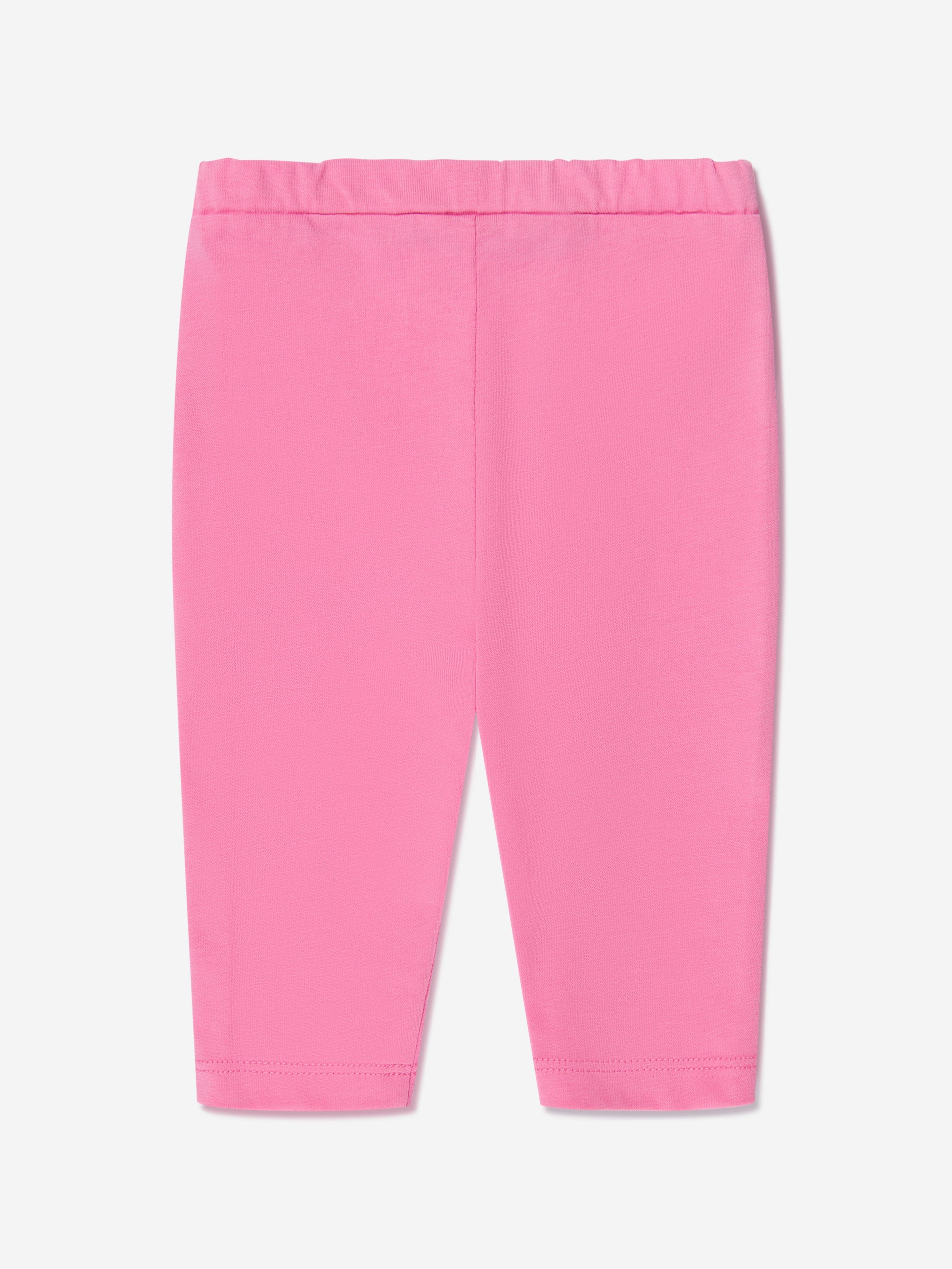 Balmain Baby Girls Logo Leggings in Pink