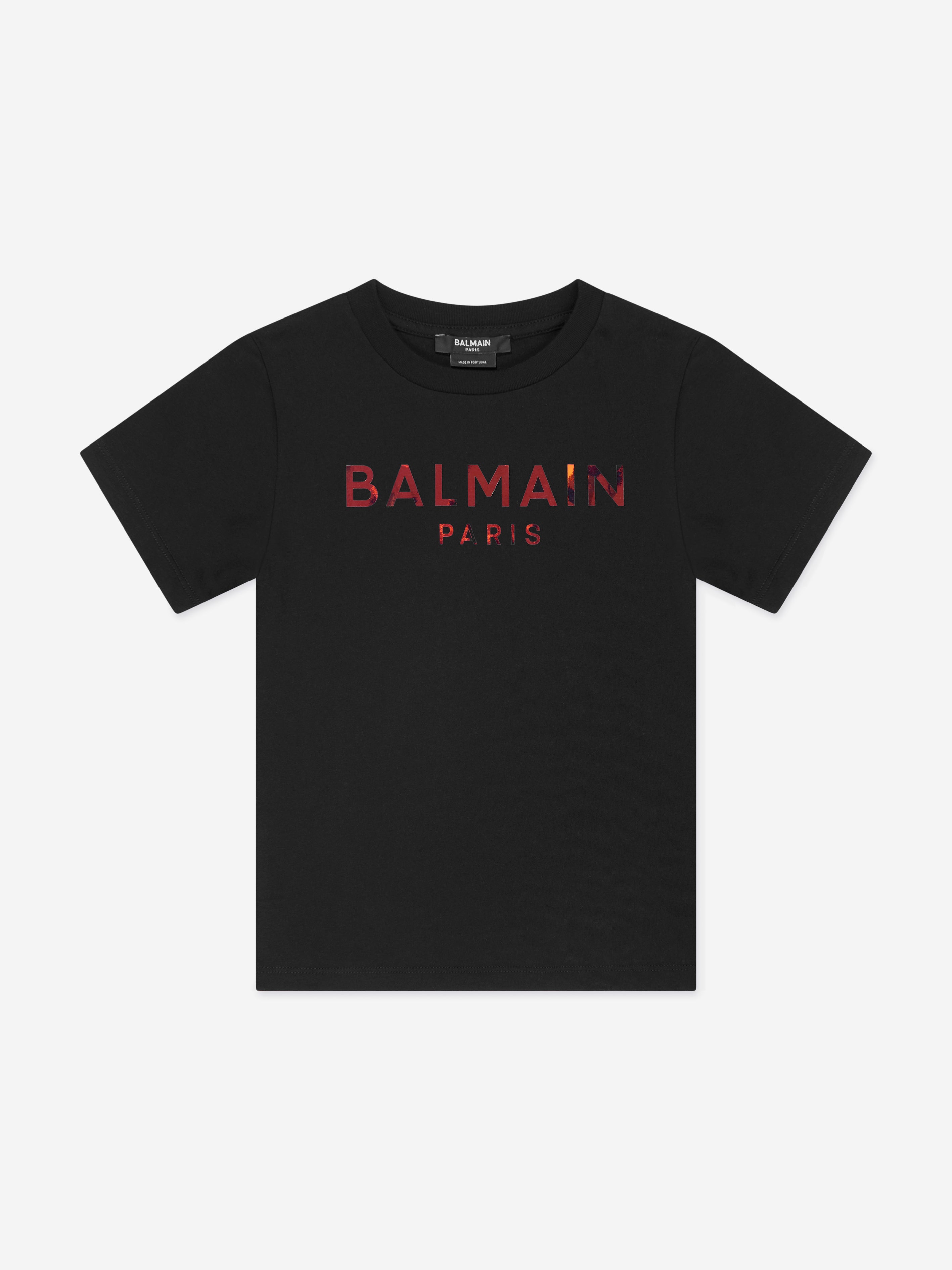 Balmain Girls Logo T-Shirt in White