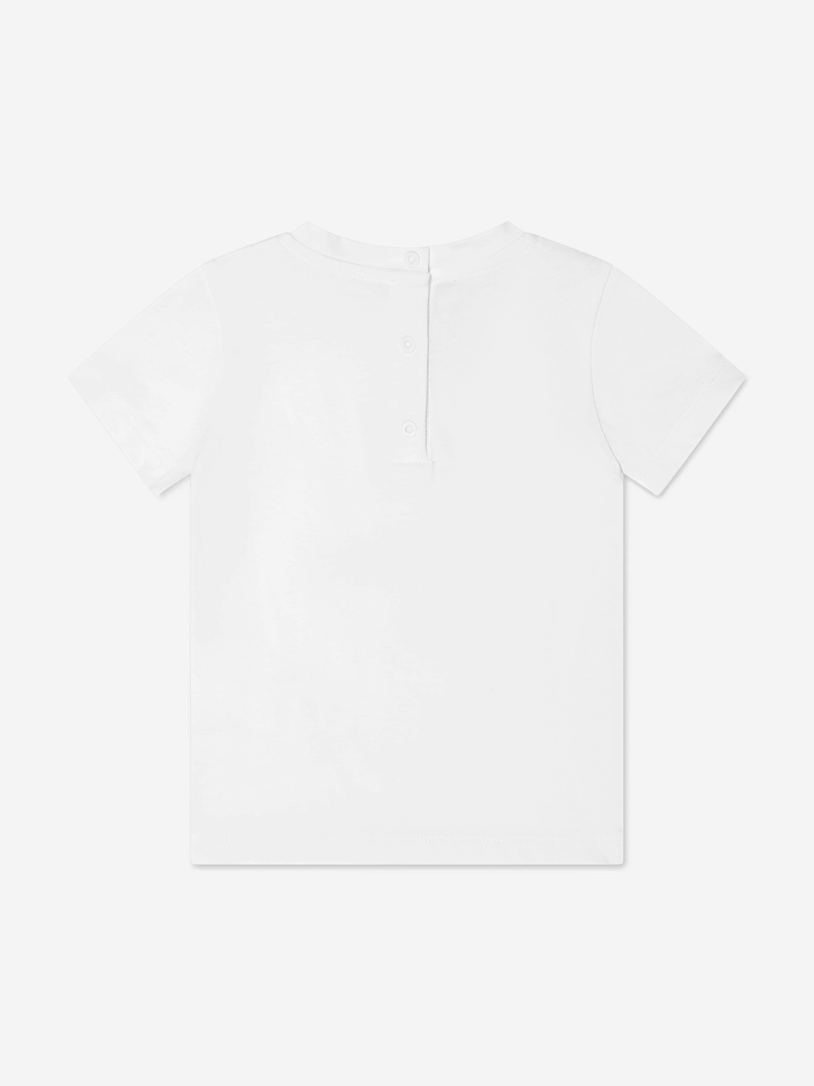 Balmain Baby Boys Logo T-Shirt in White