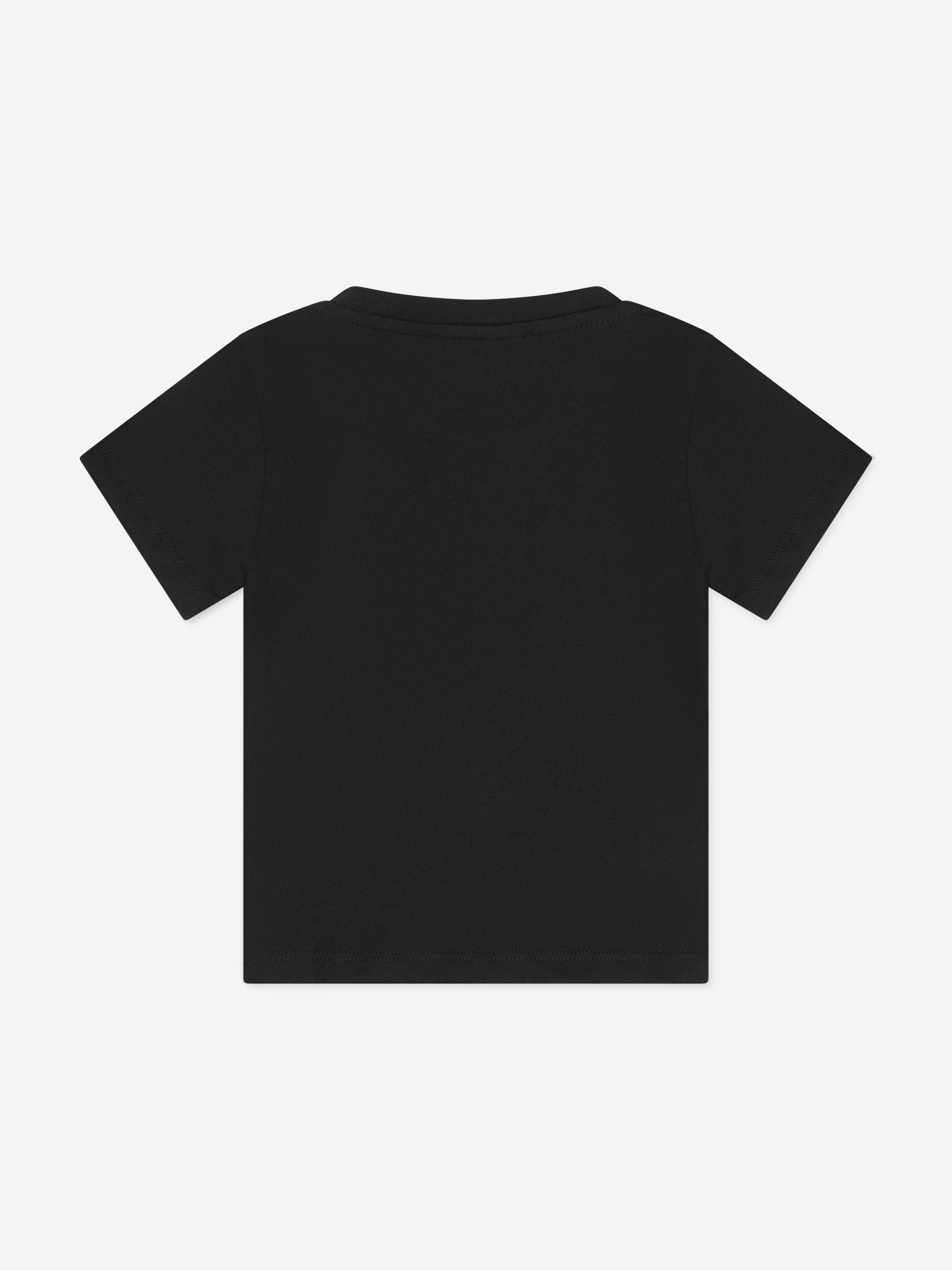 Balmain Baby Boys Logo T-Shirt in Black