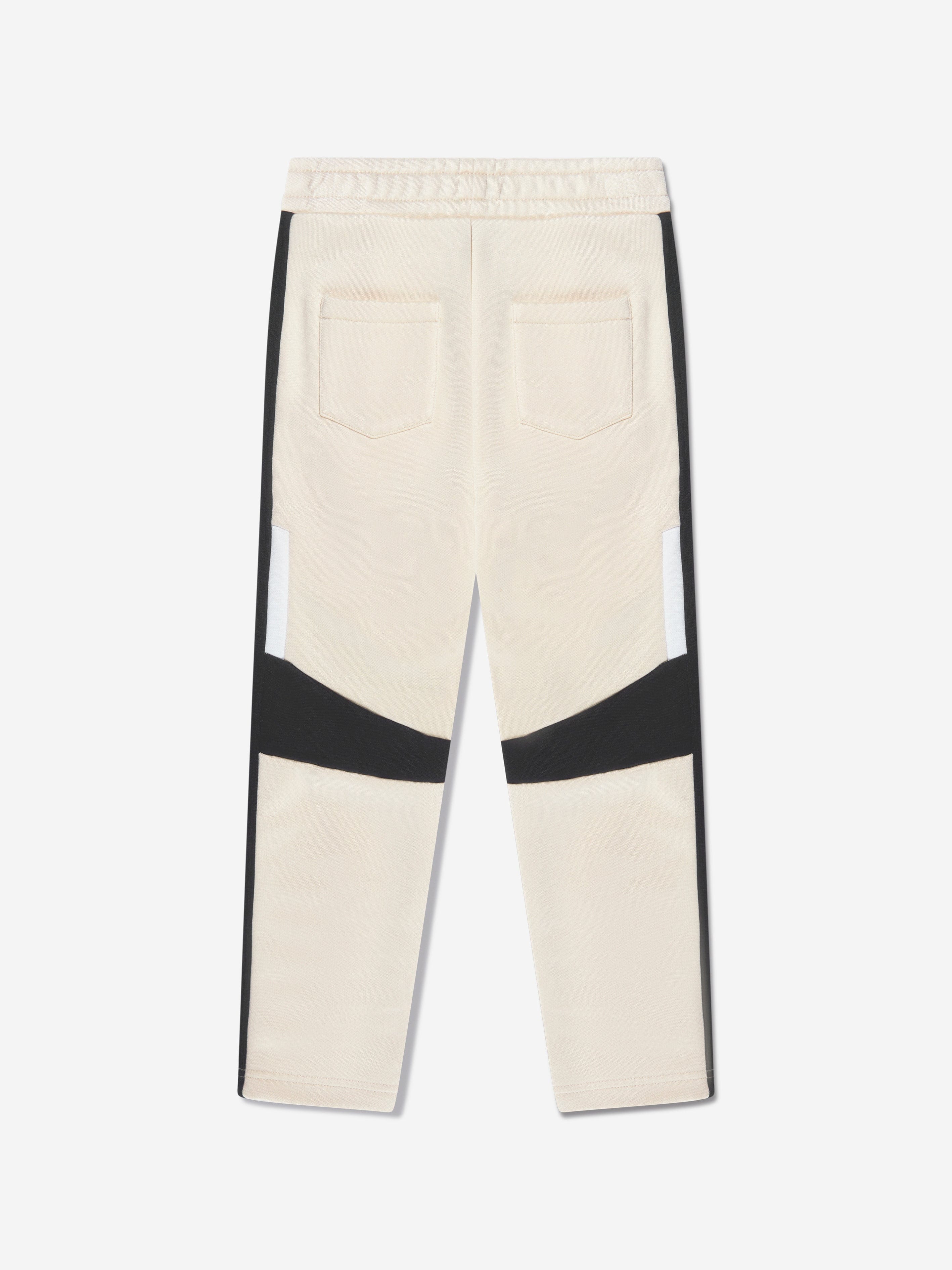 Balmain Boys Logo Joggers in Beige