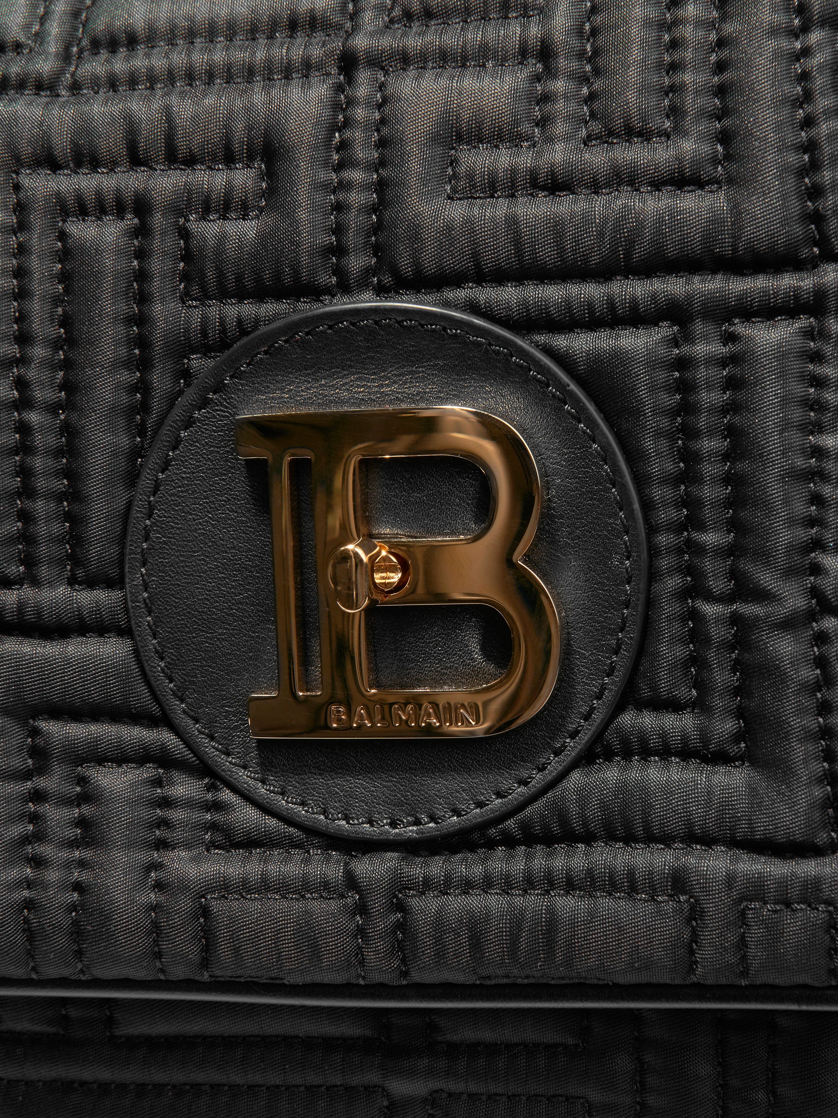 Balmain Baby Logo Changing Bag in Black