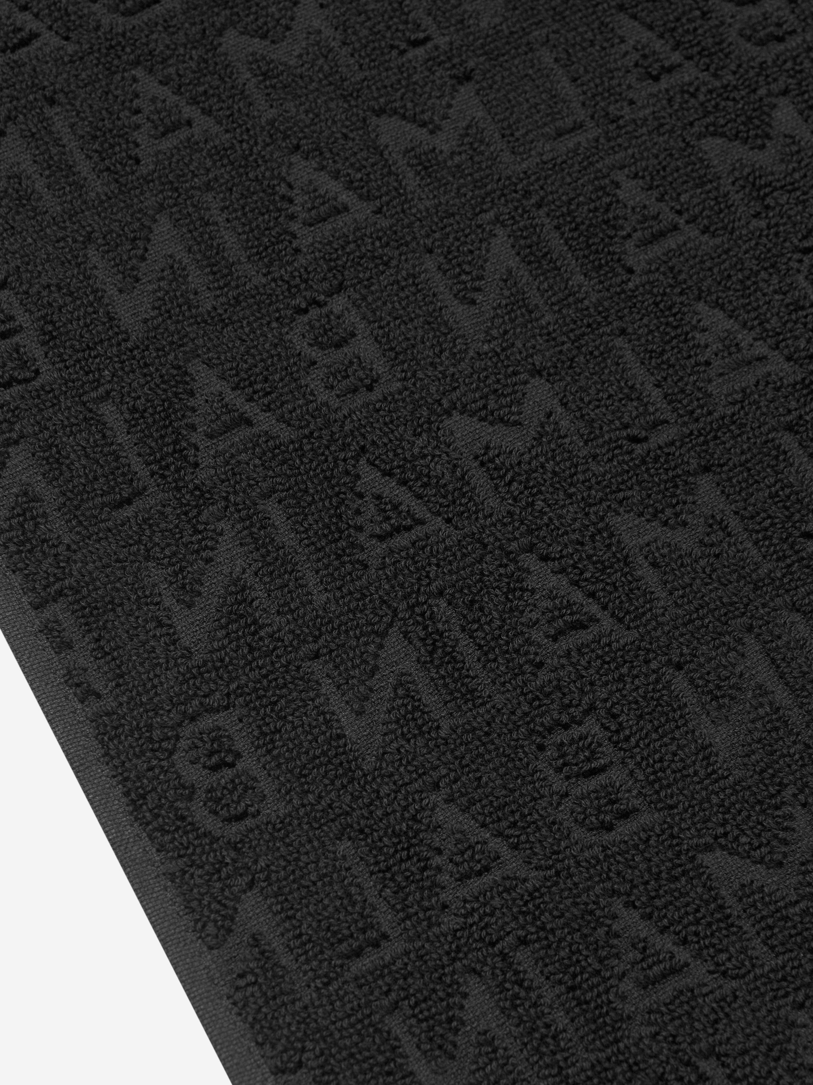 Balmain Kids Logo Towel in Black