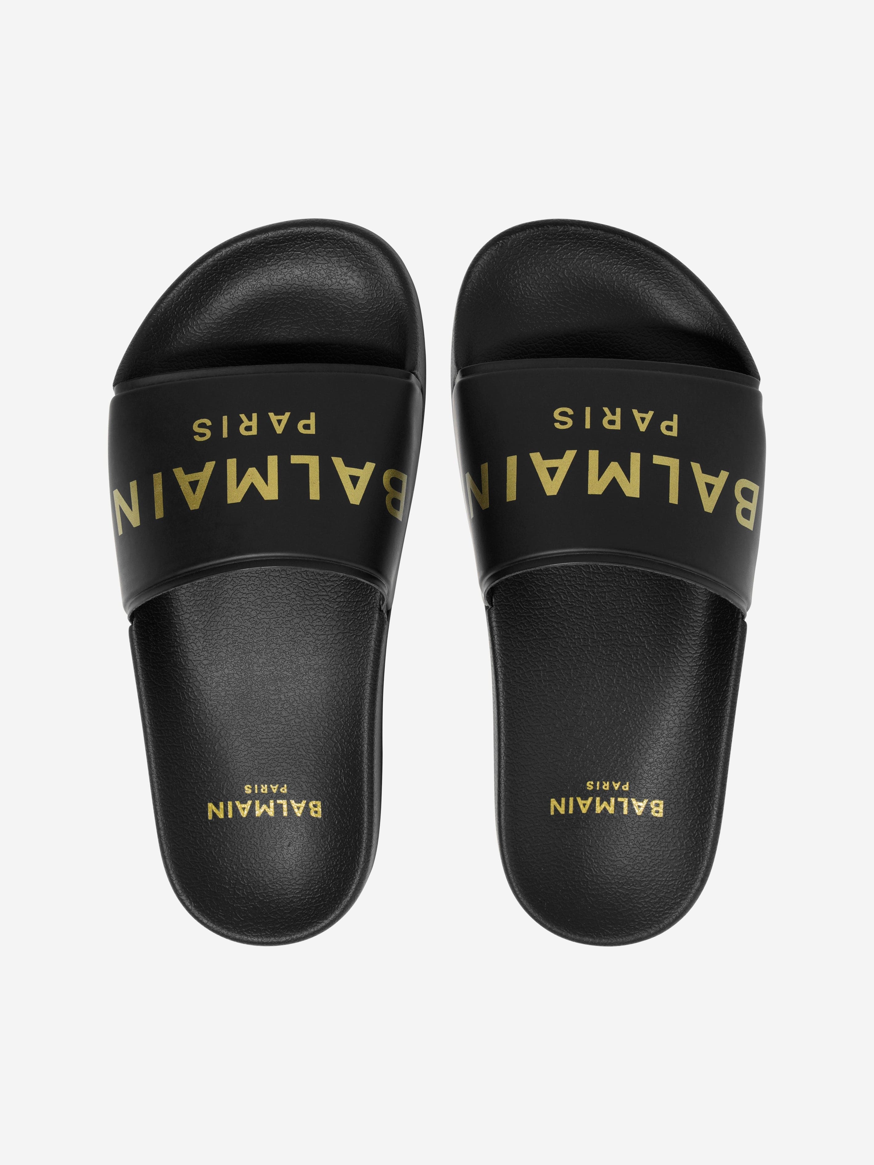 Balmain Kids Logo Sliders in Black