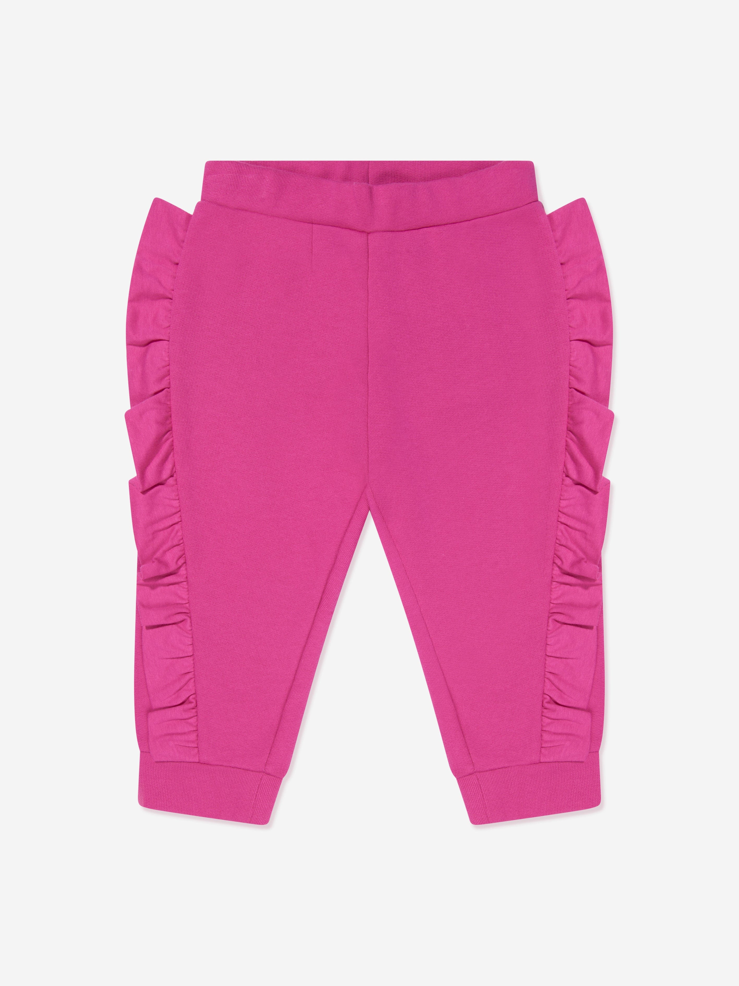 Balmain Baby Girls Ruffle Trim Sweatpants