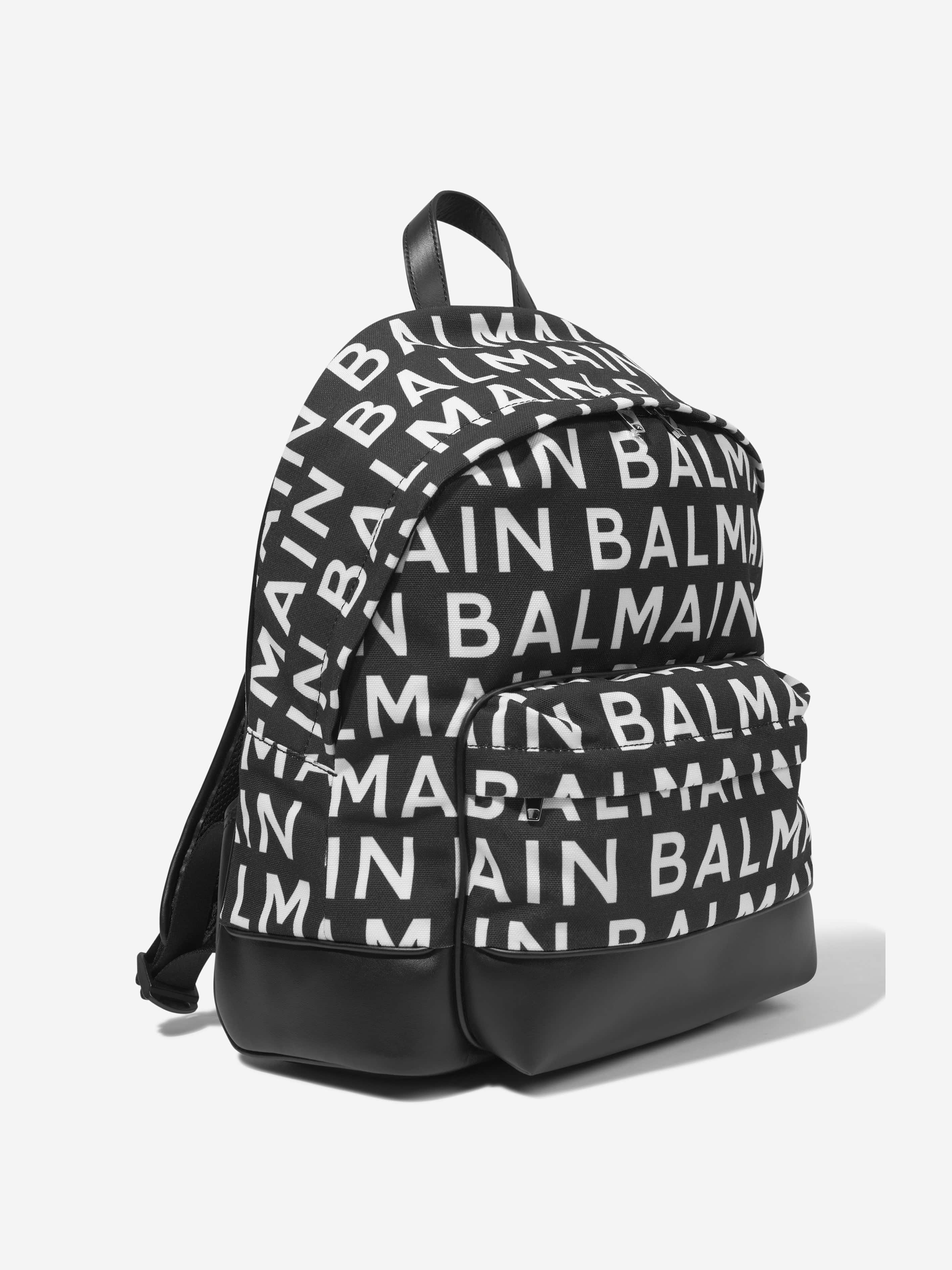 Balmain Kids Logo Backpack (H:39.5cm)