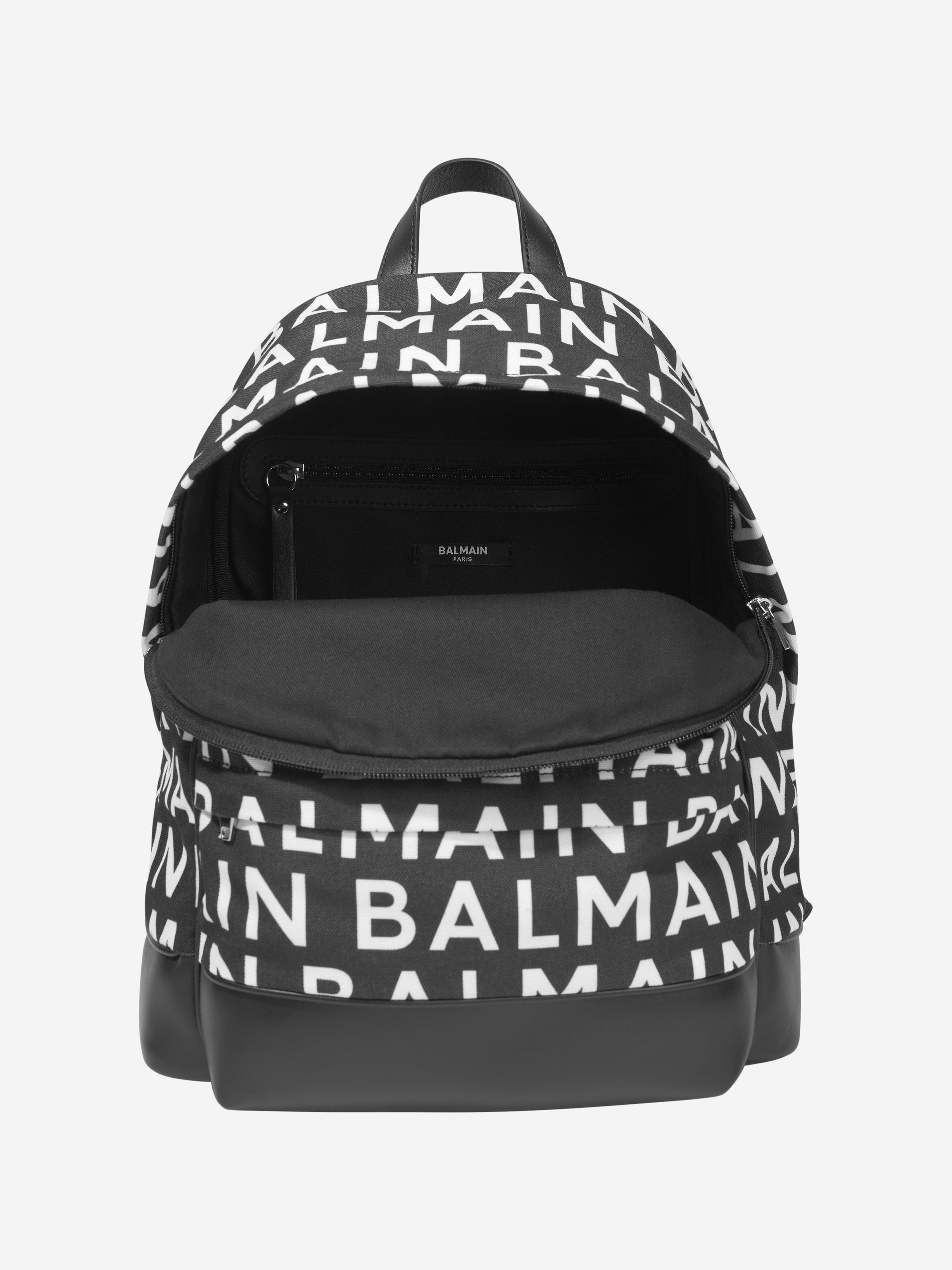 Balmain Kids Logo Backpack (H:39.5cm)