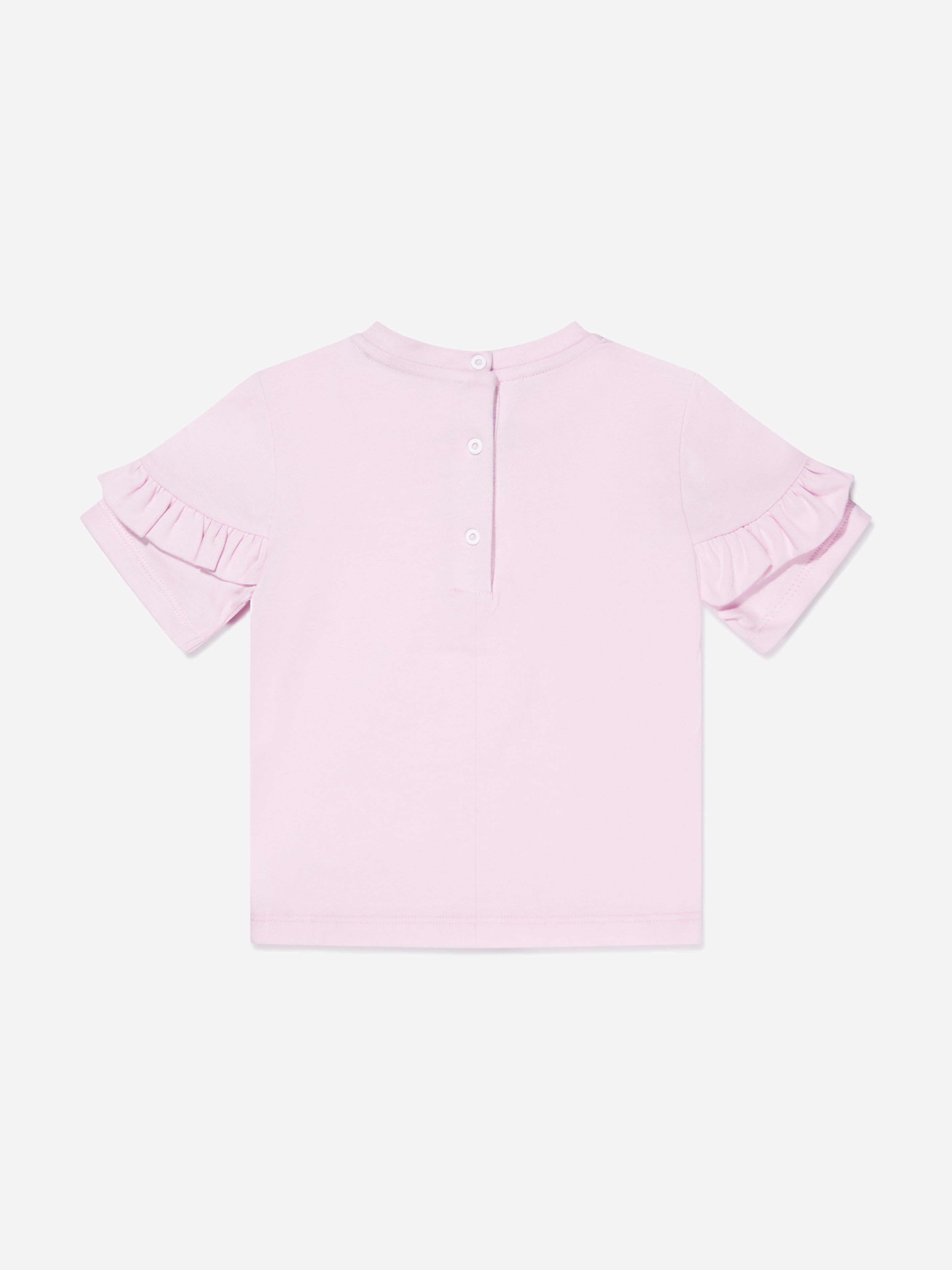 Balmain Baby Girls Logo Print T-Shirt