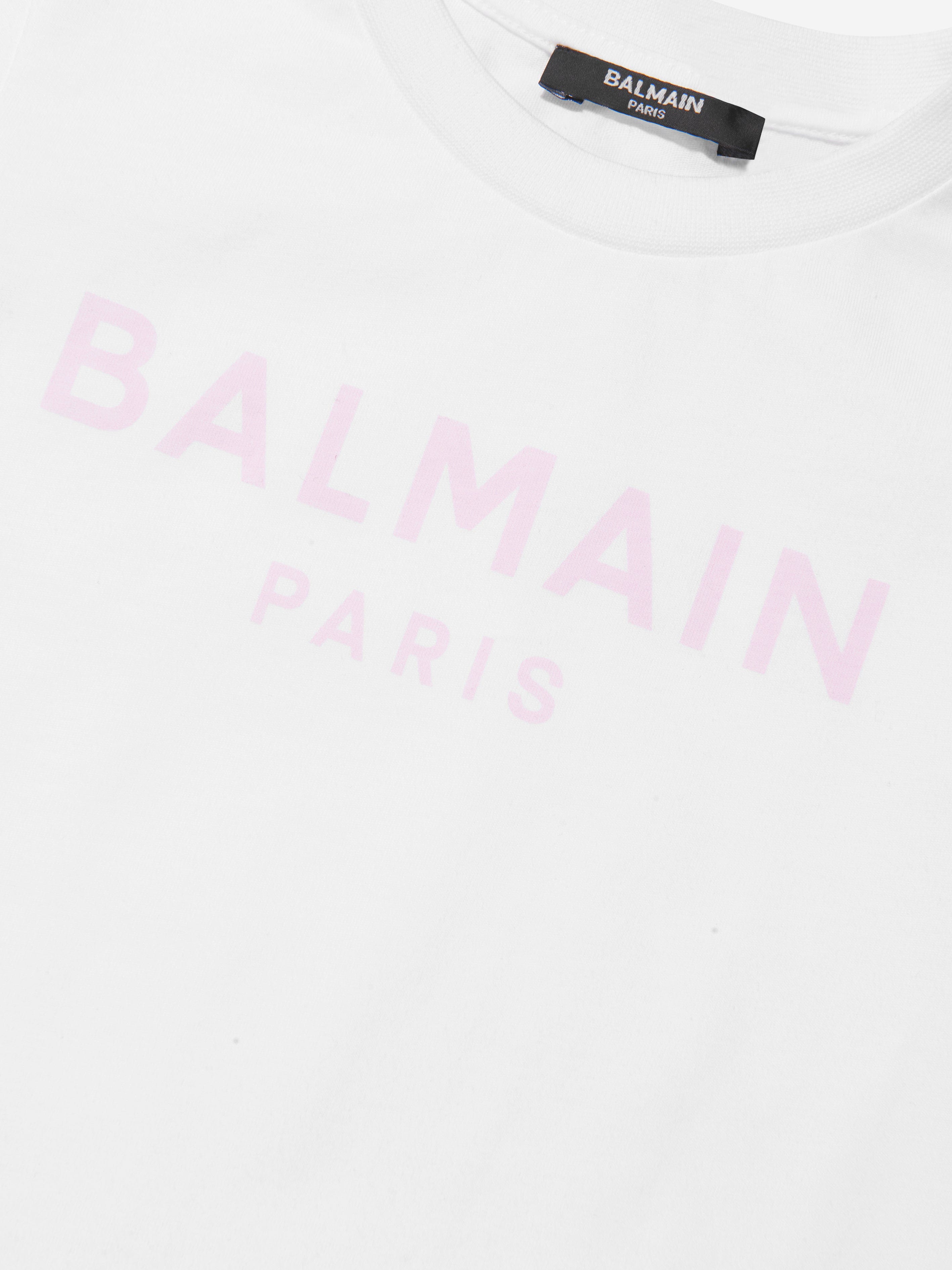 Balmain Girls Logo T-Shirt