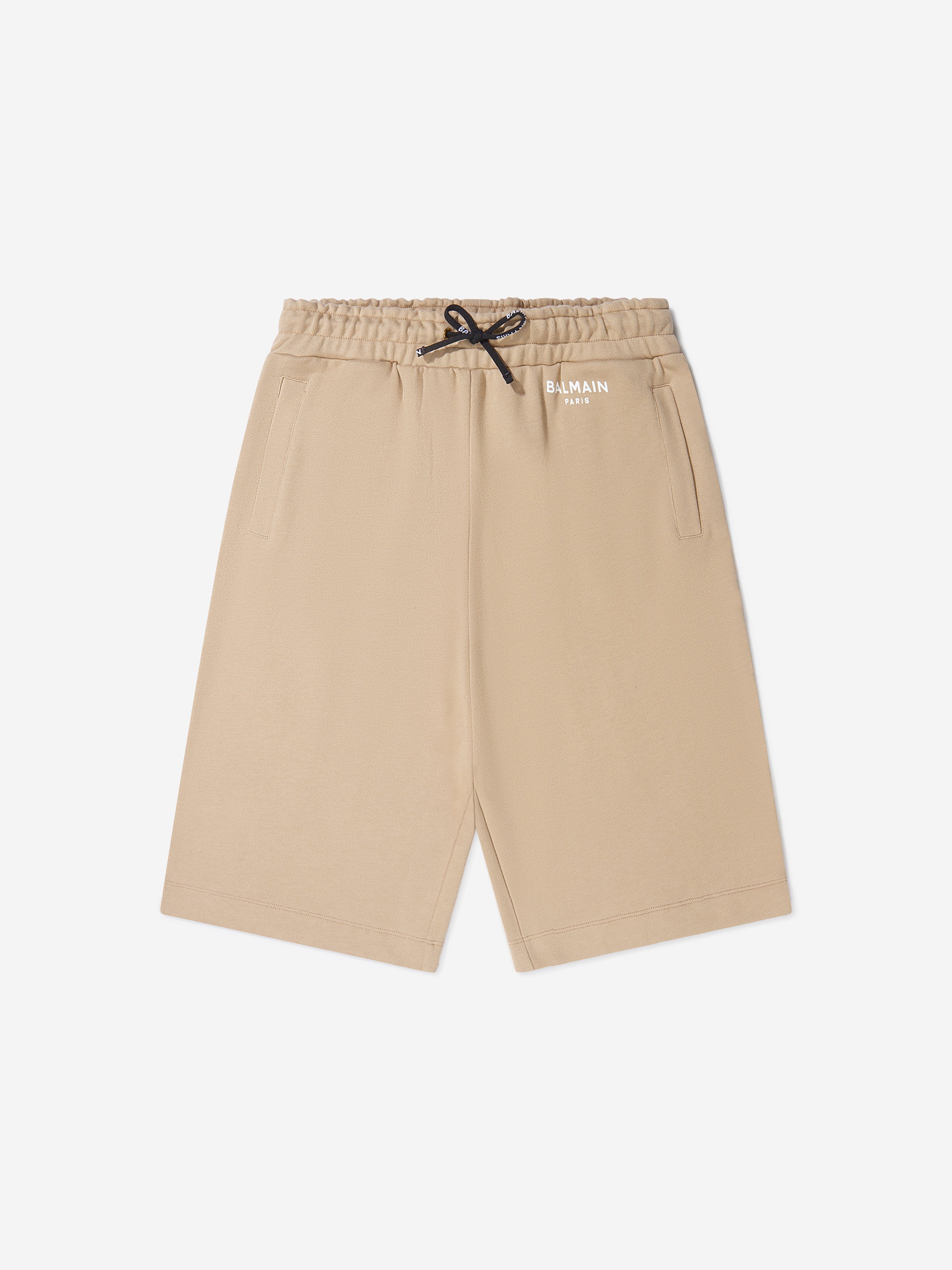 Balmain Boys Cotton Branded Bermuda Shorts