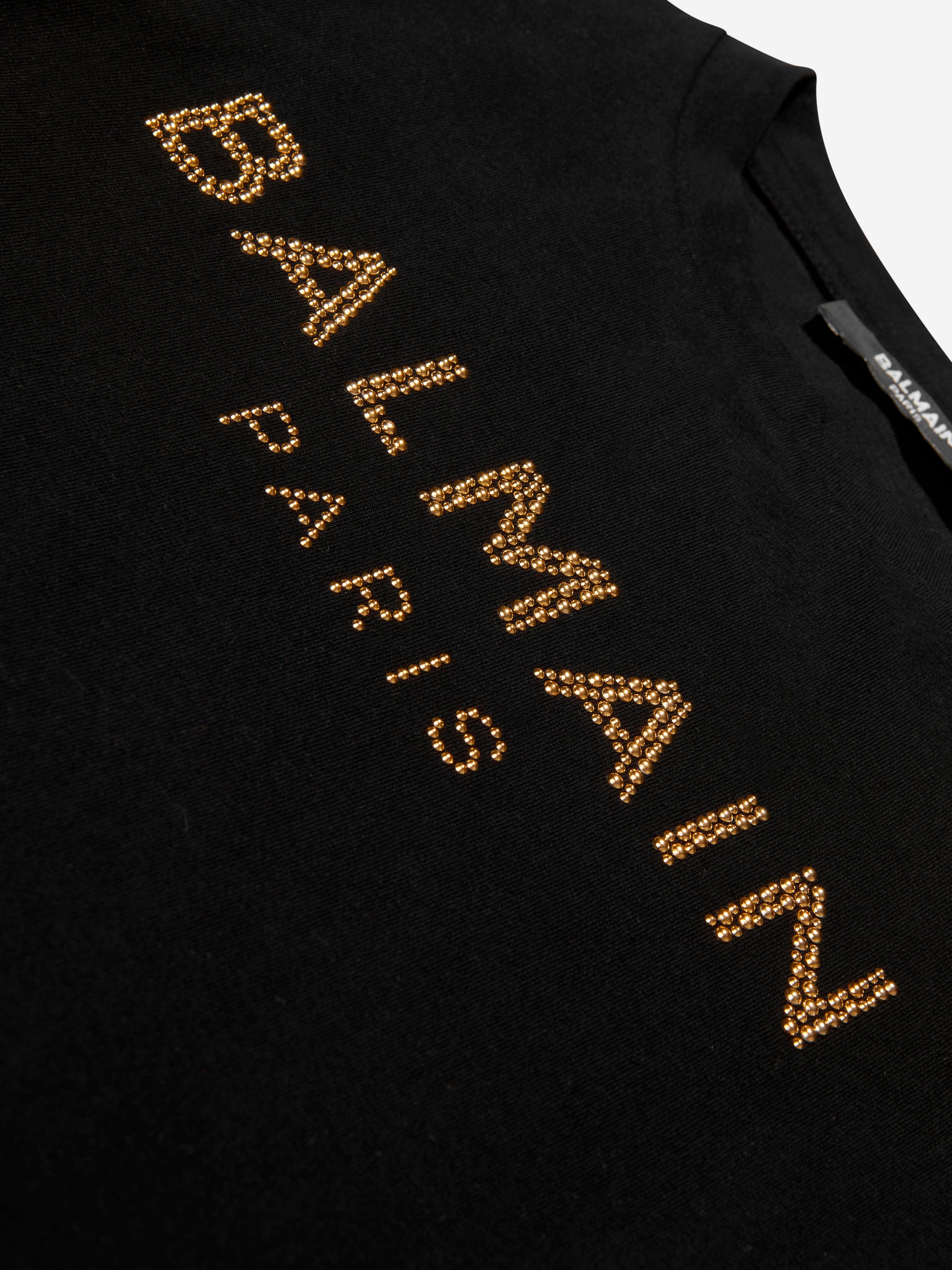 Balmain Girls Cotton Branded T-Shirt