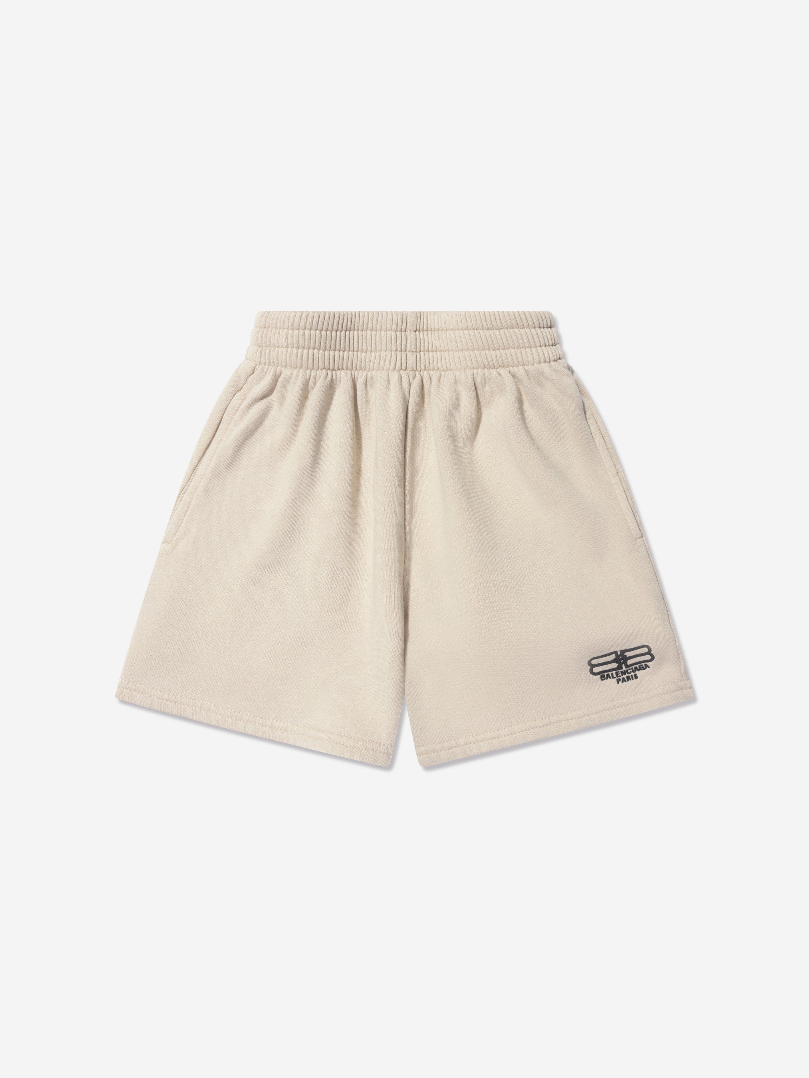 Balenciaga Kids Logo Jogging Shorts