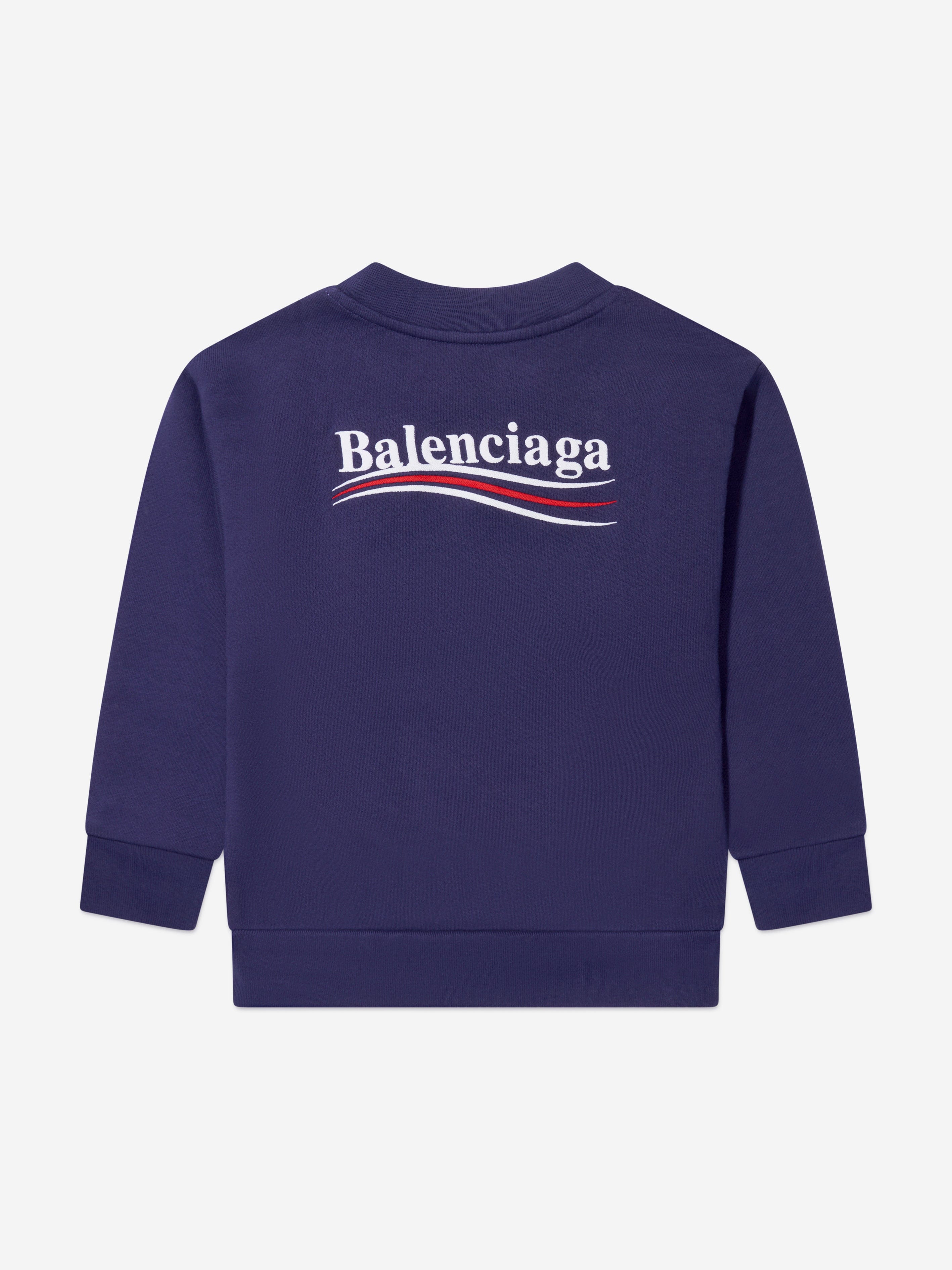 Balenciaga Kids Crew Neck Classic Sweatshirt