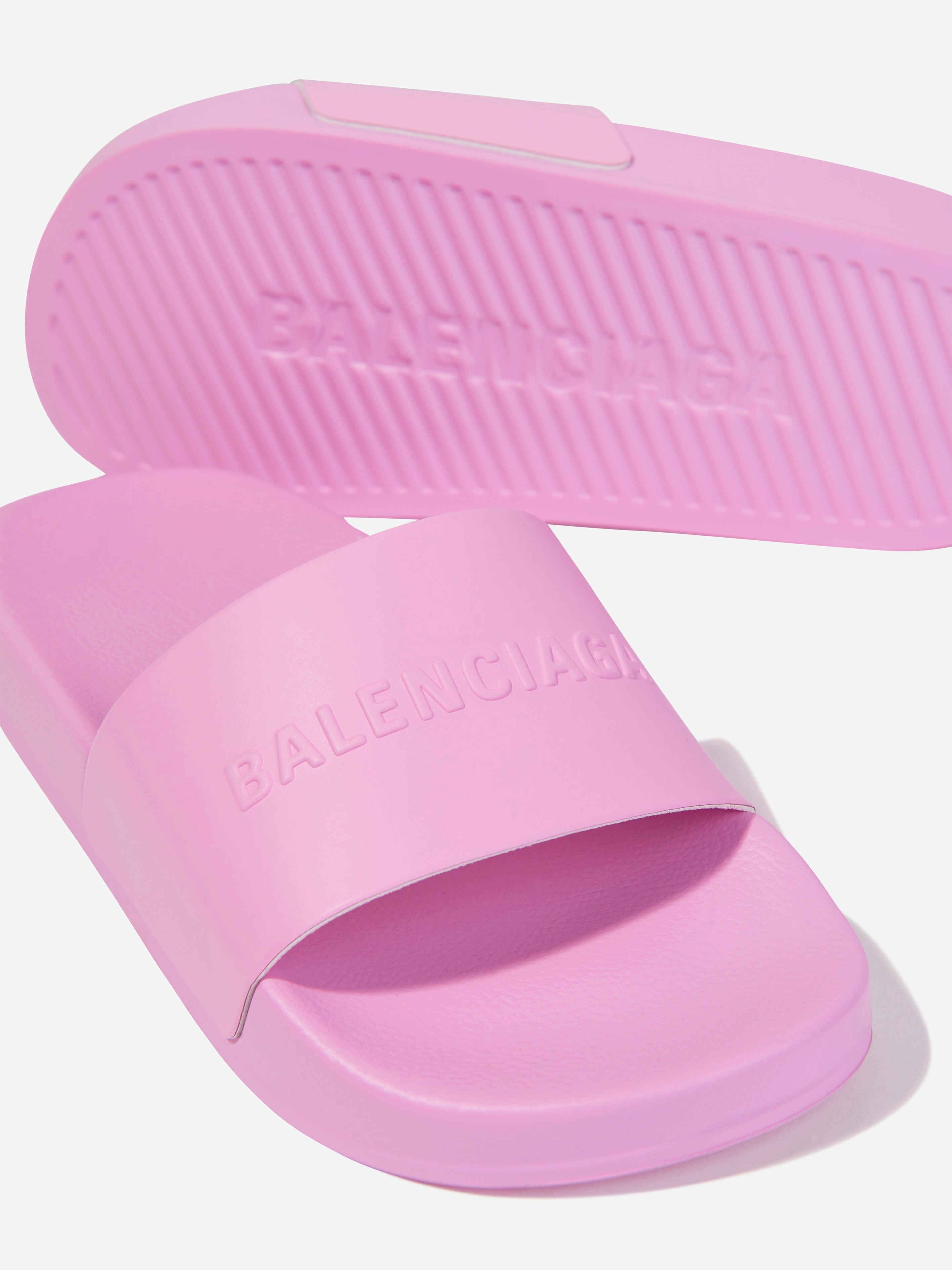 Balenciaga Girls Logo Sliders