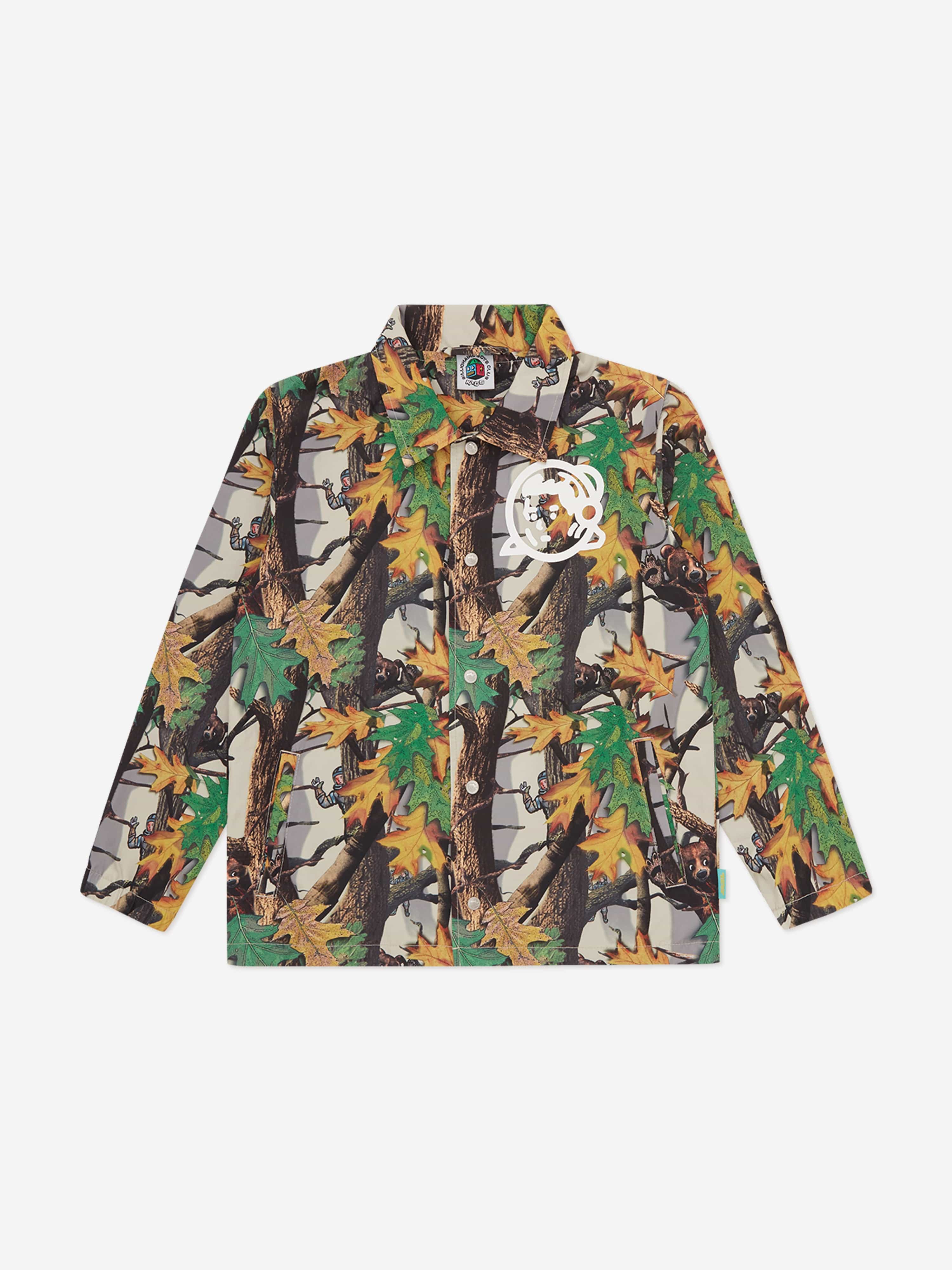 Billionaire Boys Club Boys Tree Camo Astro Coach Jacket in Multicolour