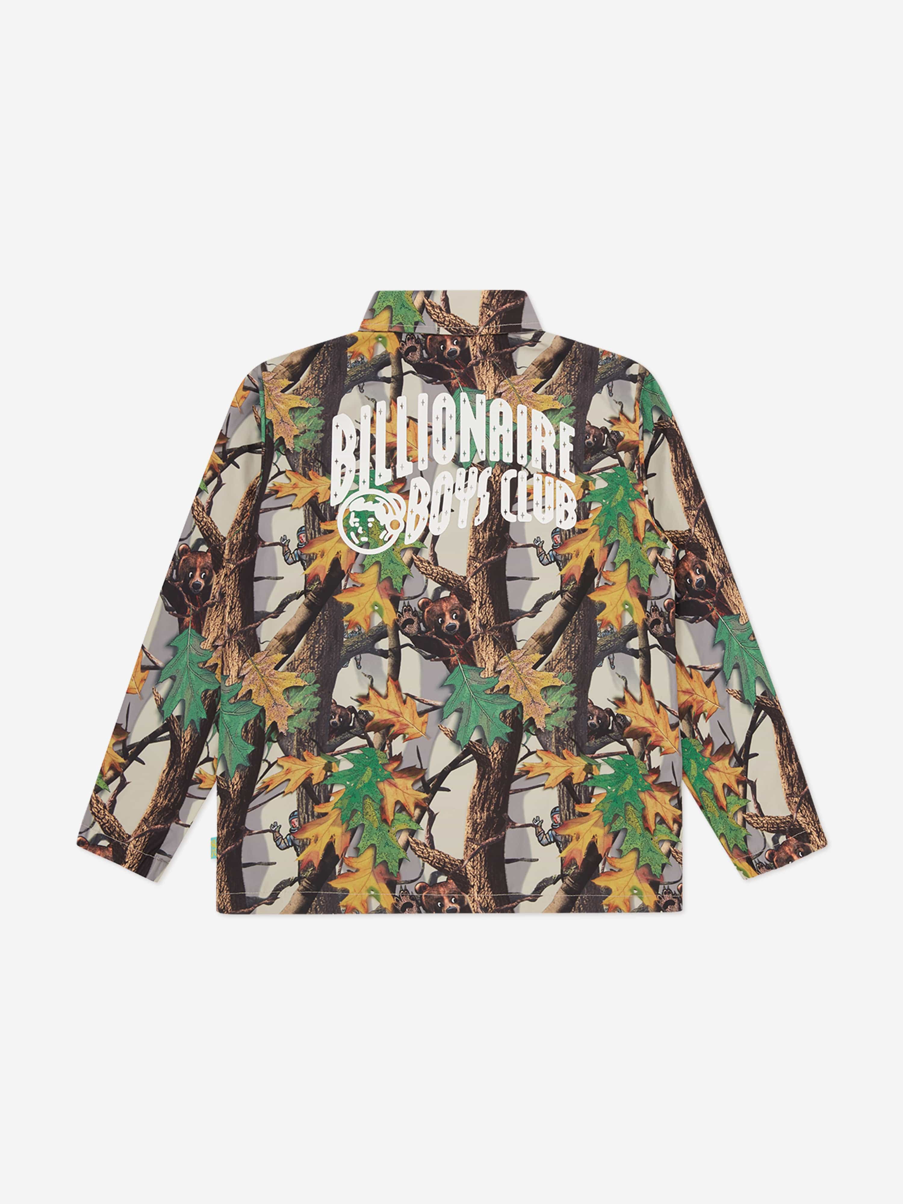 Billionaire Boys Club Boys Tree Camo Astro Coach Jacket in Multicolour