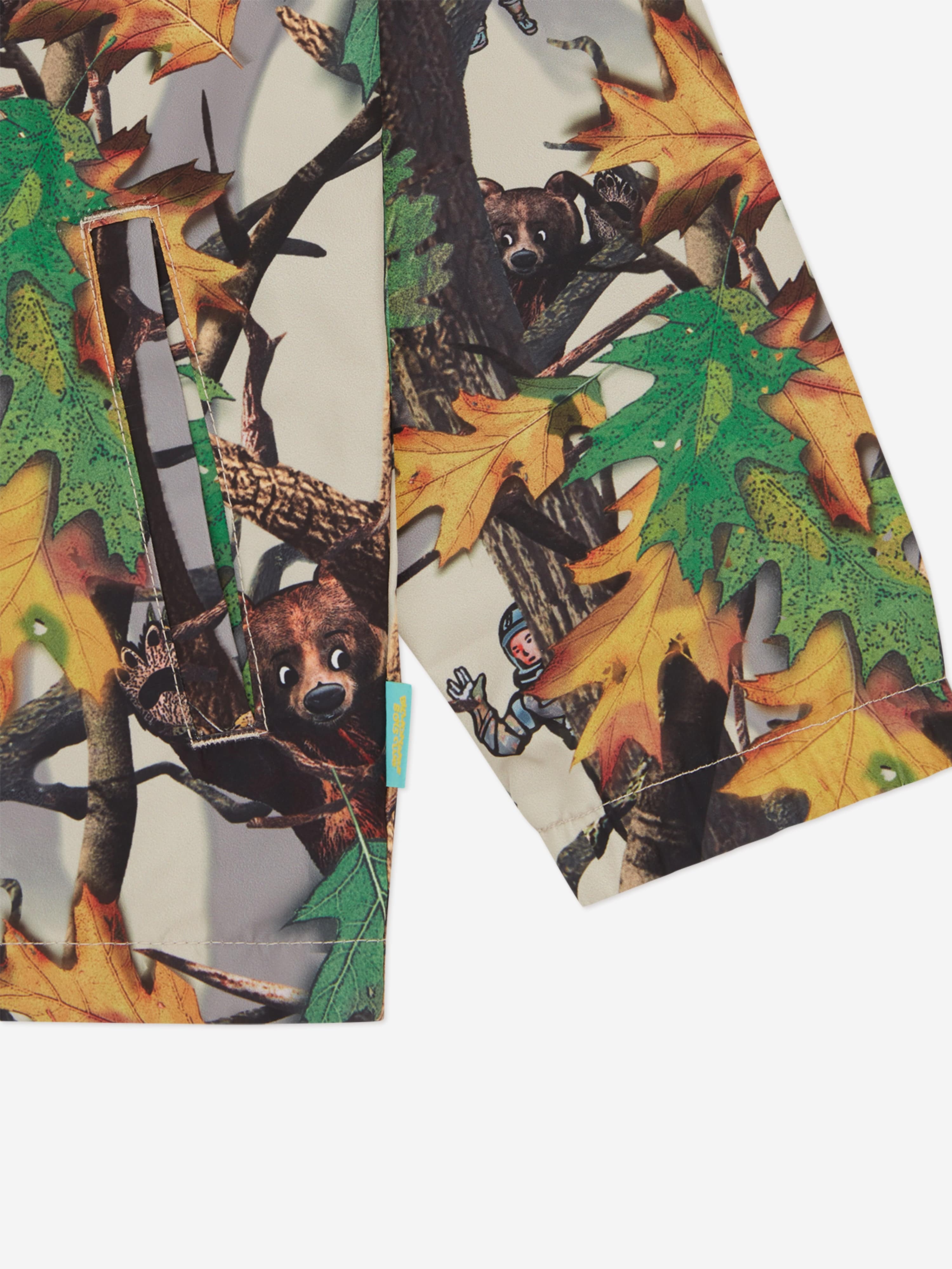 Billionaire Boys Club Boys Tree Camo Astro Coach Jacket in Multicolour