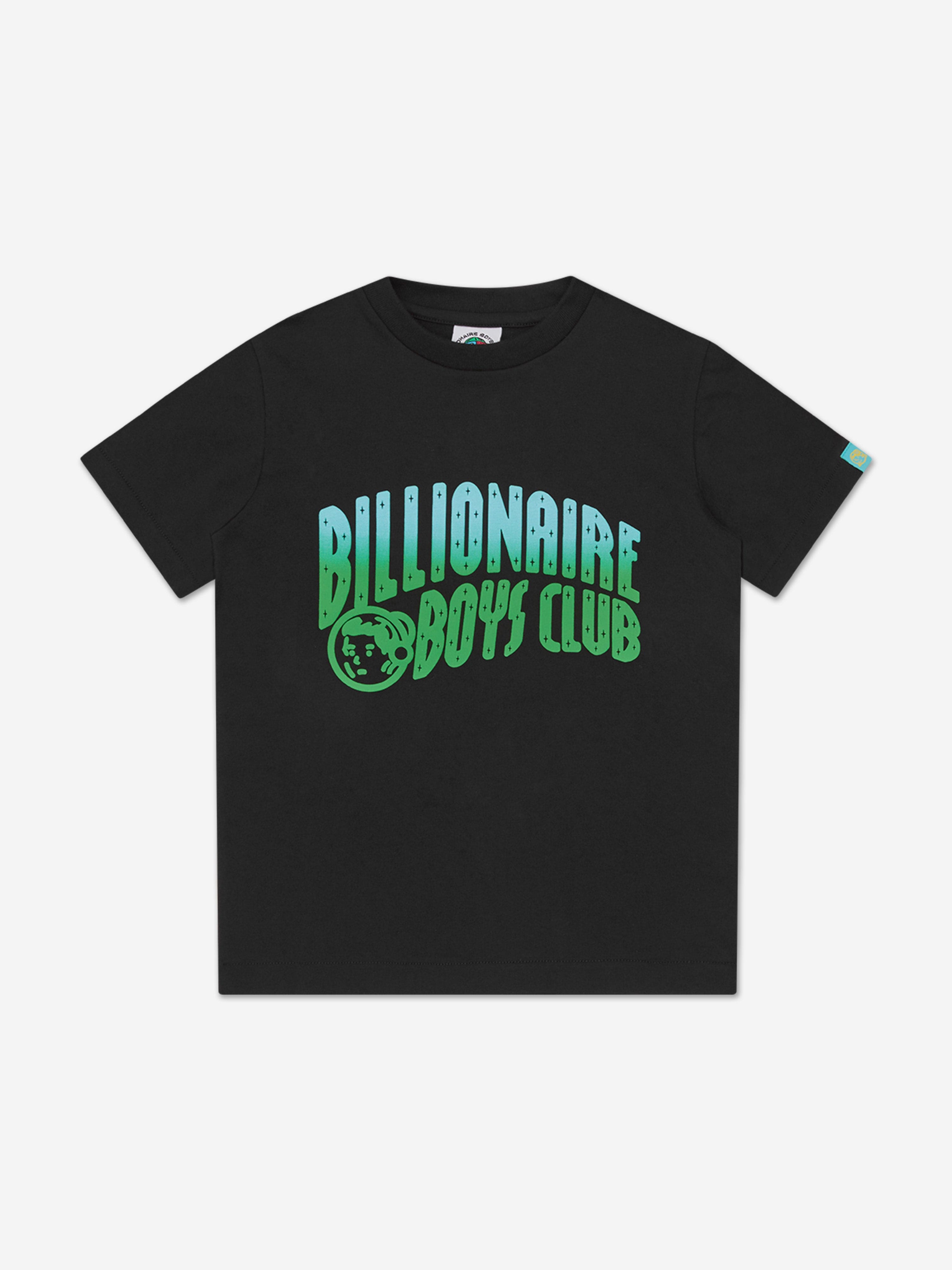 Billionaire Boys Club Boys Gradient Puff Print Arch Logo T-Shirt in Black