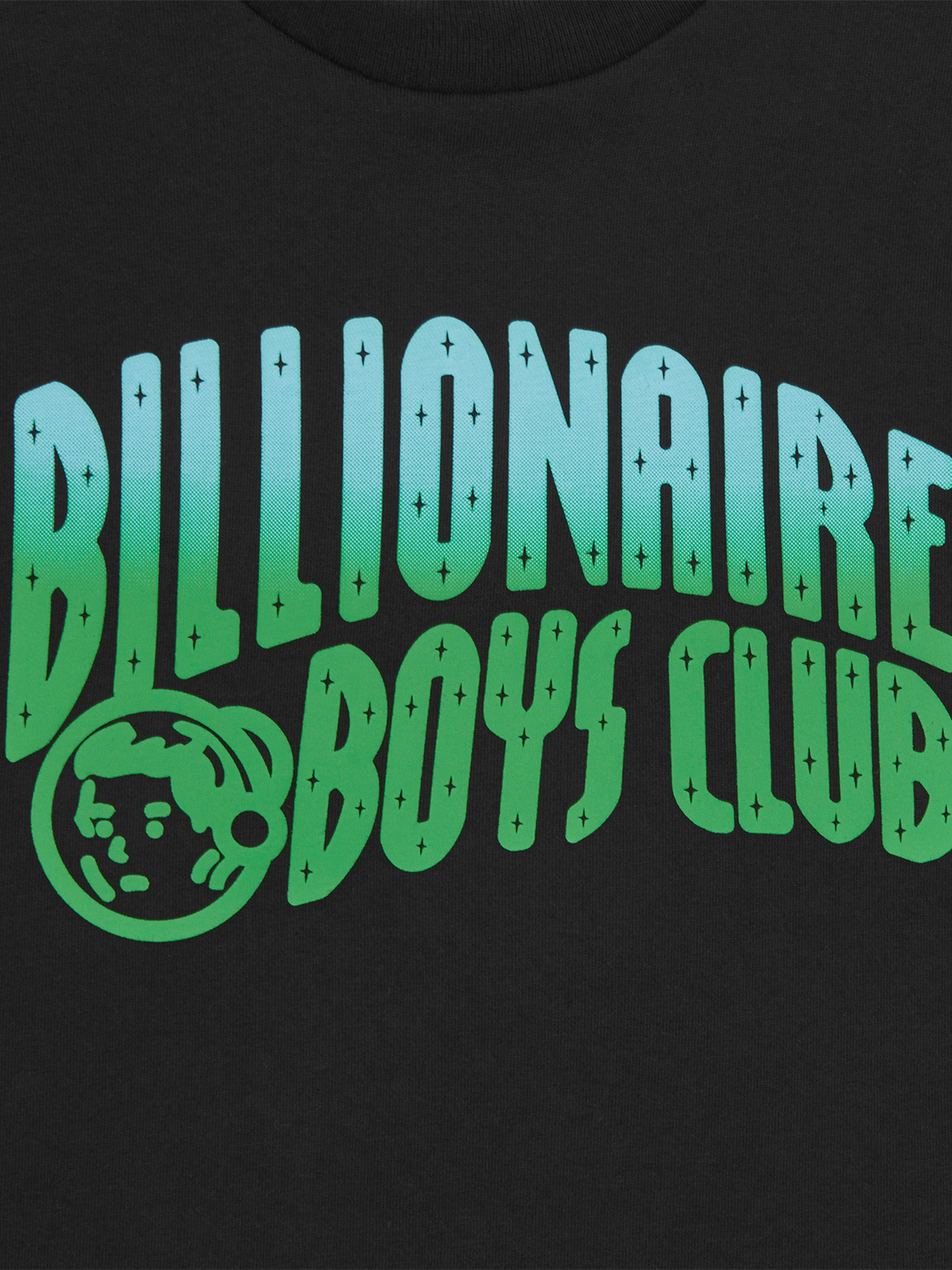 Billionaire Boys Club Boys Gradient Puff Print Arch Logo T-Shirt in Black