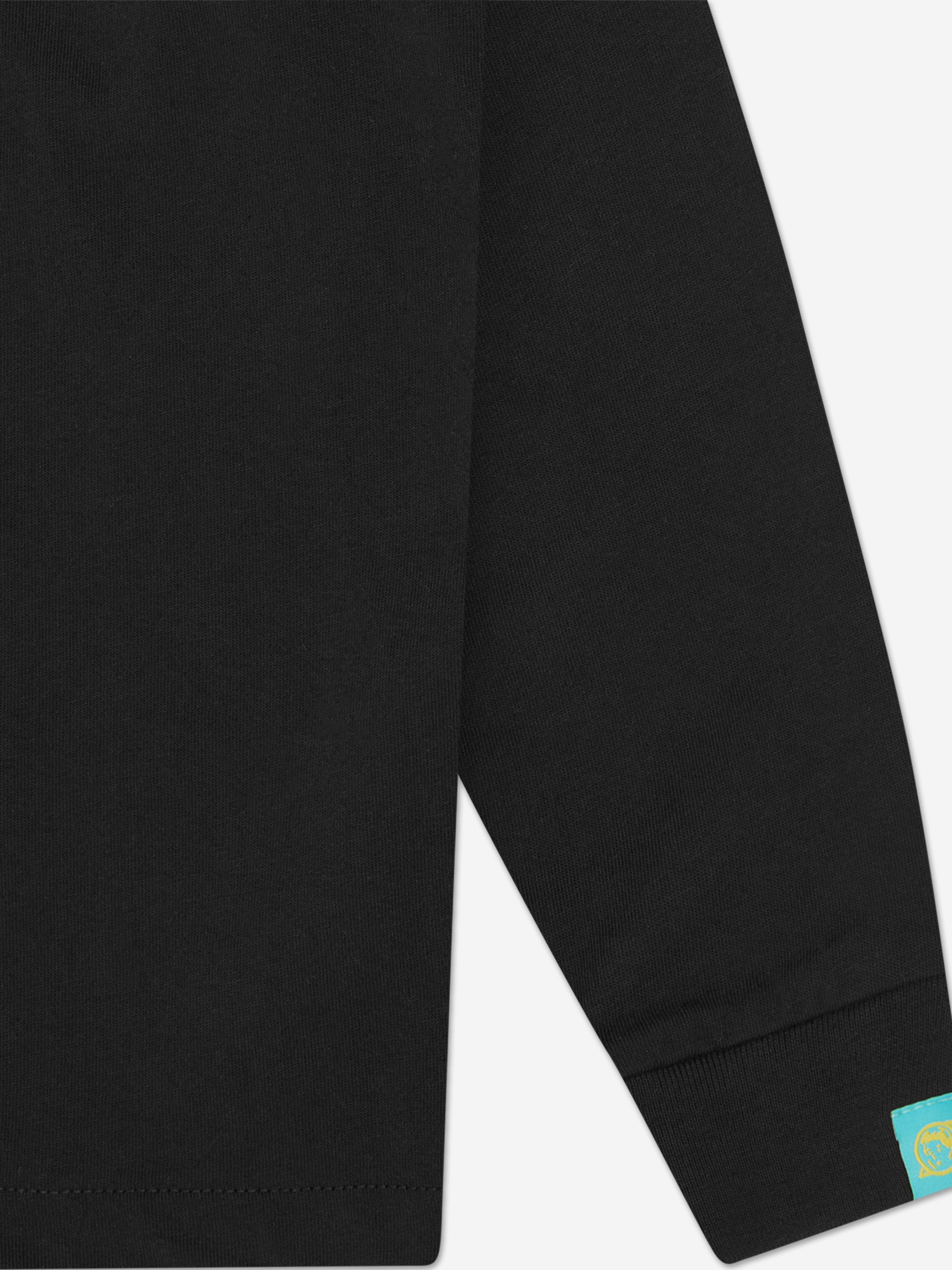 Billionaire Boys Club Boys Space Camo LS T-Shirt in Black