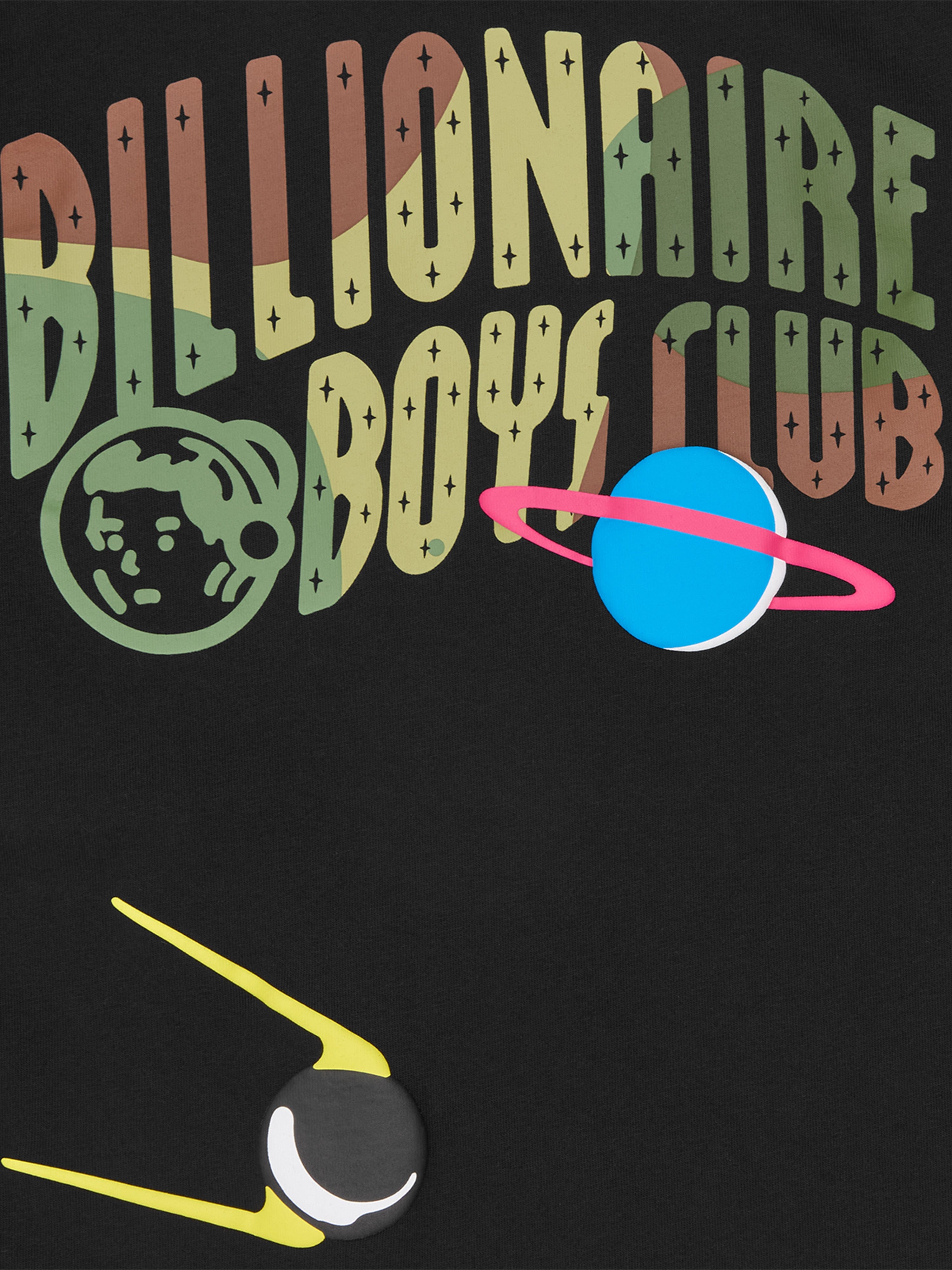 Billionaire Boys Club Boys Space Camo LS T-Shirt in Black