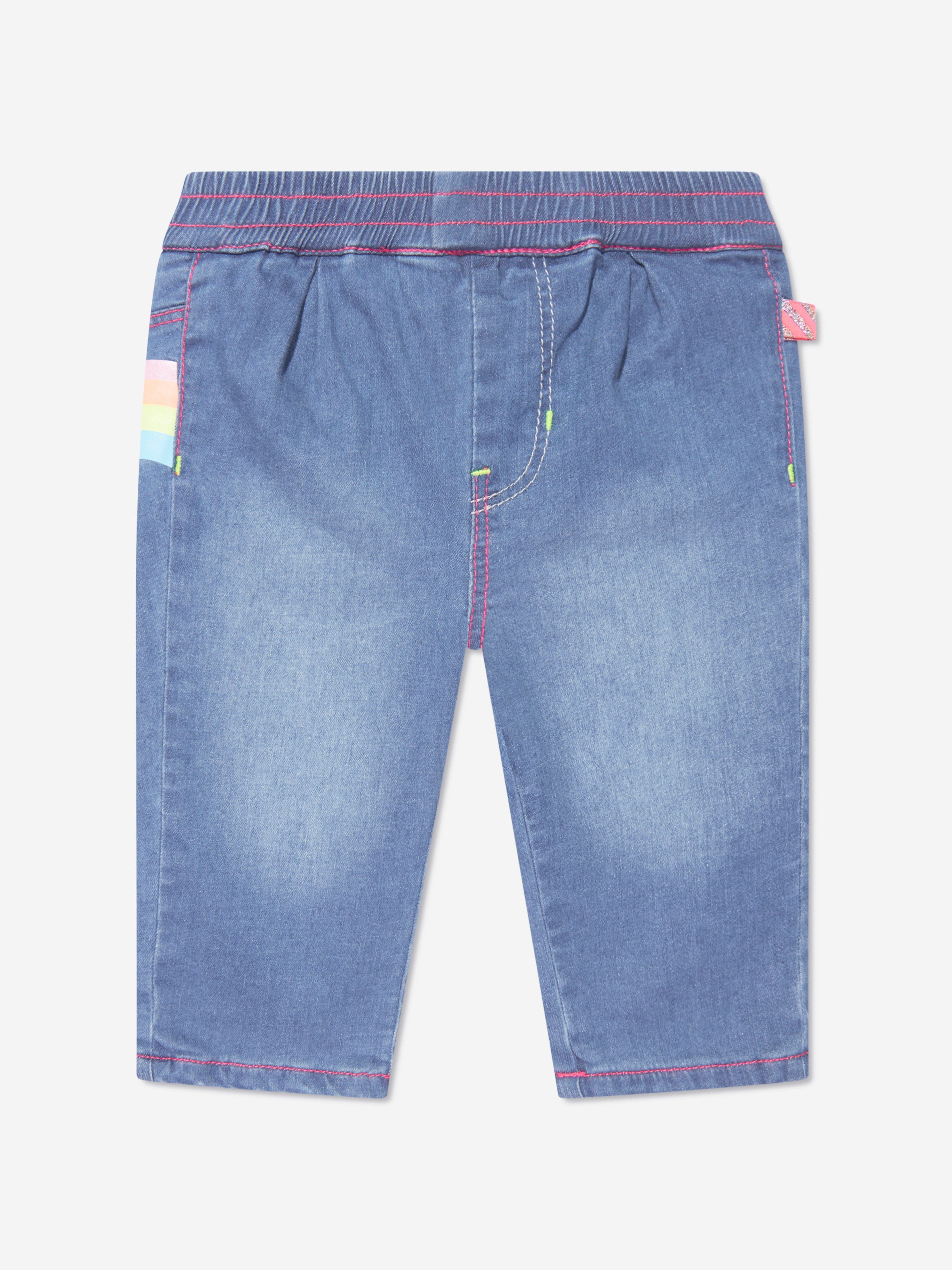 Billieblush Baby Girls Pull On Jeans in Blue